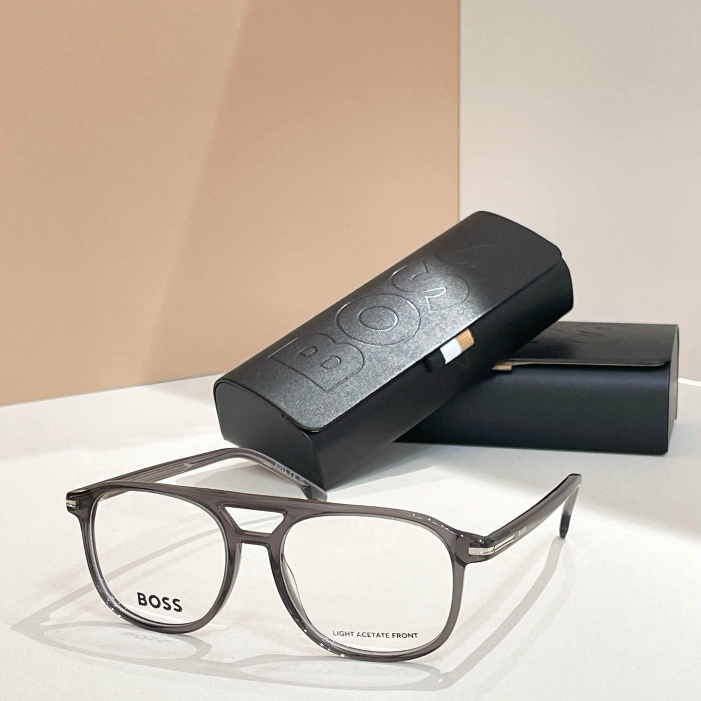 BOSS 1755 Optical Frames - Stylish Eyewear with Light Acetate Front 5 i1755948835280 4955 0 3
