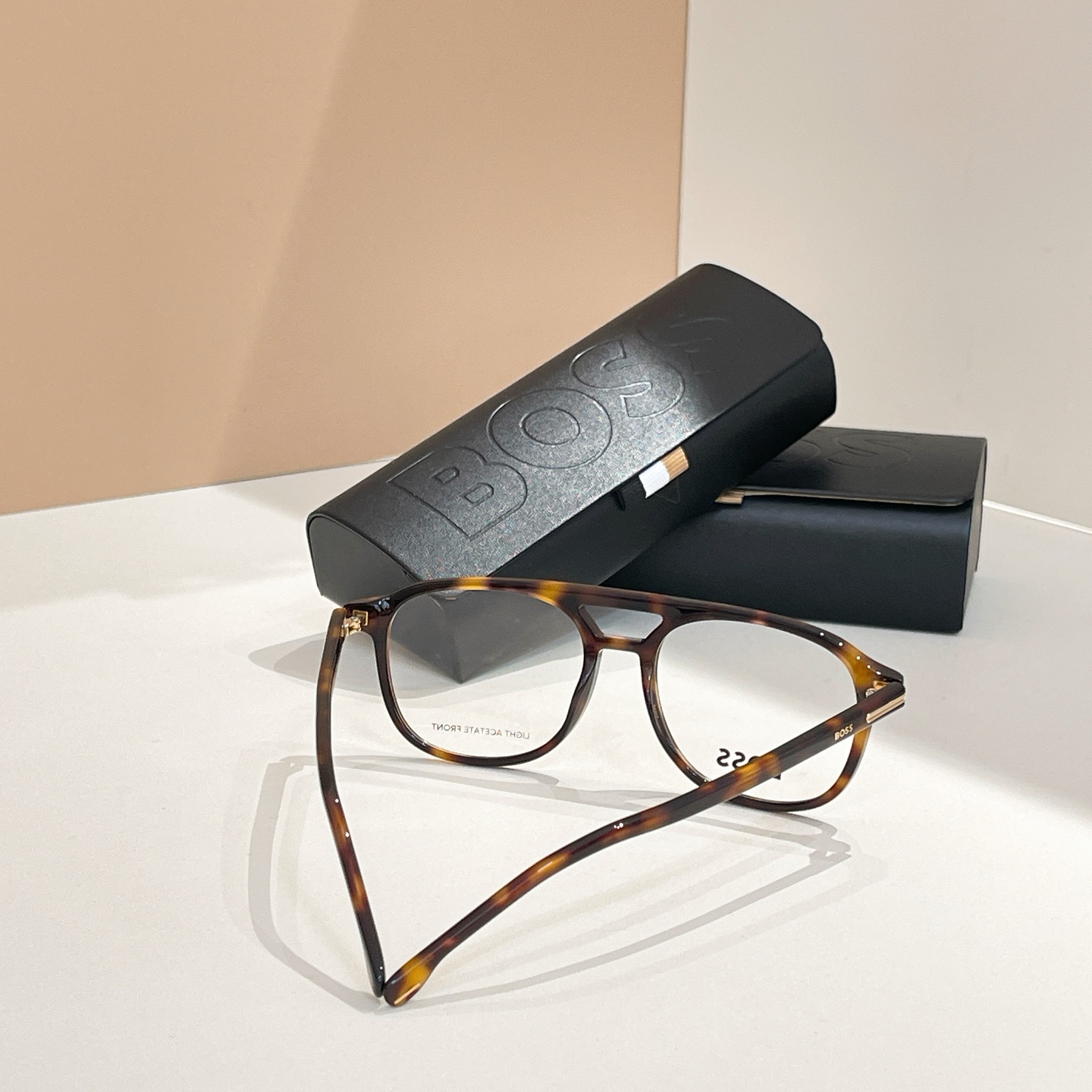 BOSS 1755 Optical Frames - Stylish Eyewear with Light Acetate Front 6 i1755948835284 6983 0 4
