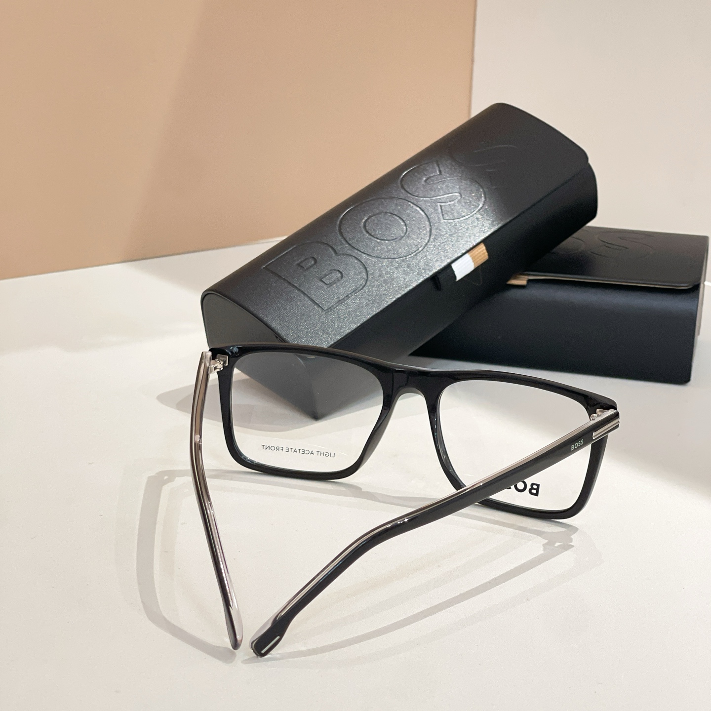 BOSS 1754 Black Rectangular Eyeglasses Frame, 145mm - Stylish & Comfortable 8 i1755948865930 7208 0 6