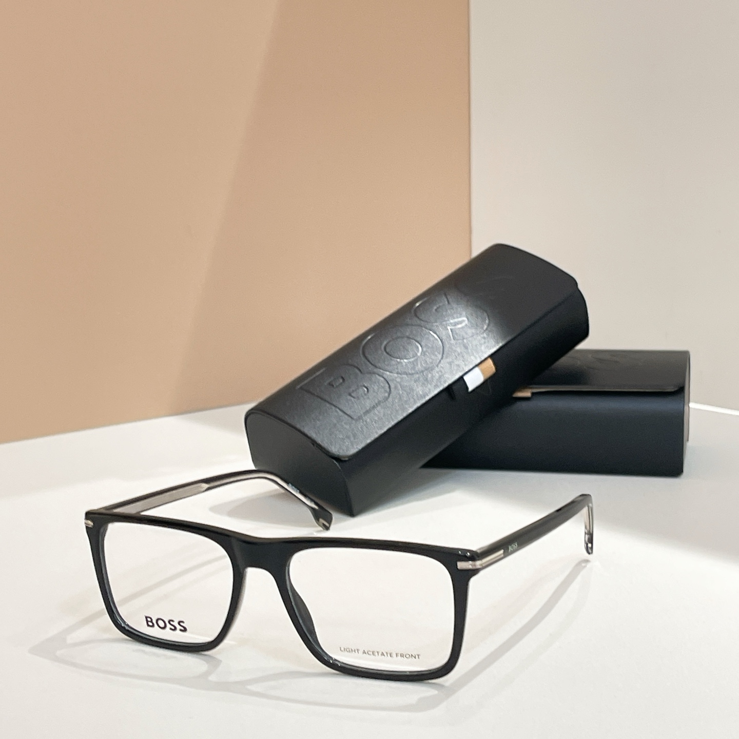 BOSS 1754 Black Rectangular Eyeglasses Frame, 145mm - Stylish & Comfortable 2 i1755948865936 5397 0 0