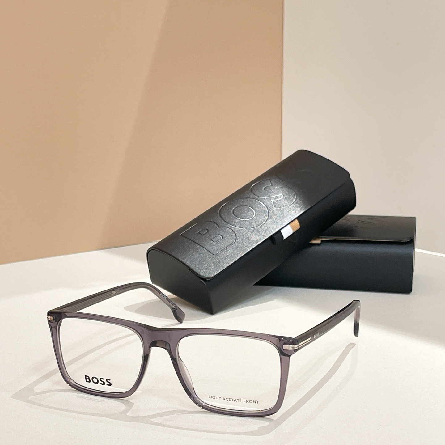BOSS 1754 Black Rectangular Eyeglasses Frame, 145mm - Stylish & Comfortable 3 i1755948867133 6389 0 1