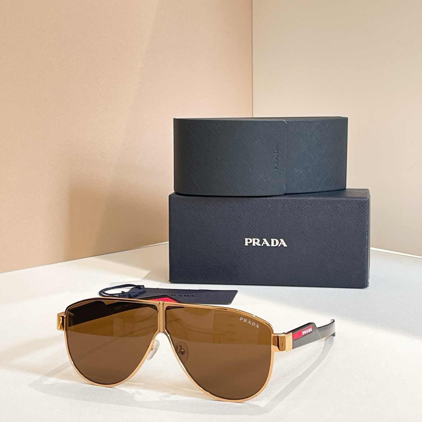 Prada PV 169VS Aviator Sunglasses Silver Frame Gray Gradient Lens 64mm 3 i1756007757042 142 0 1