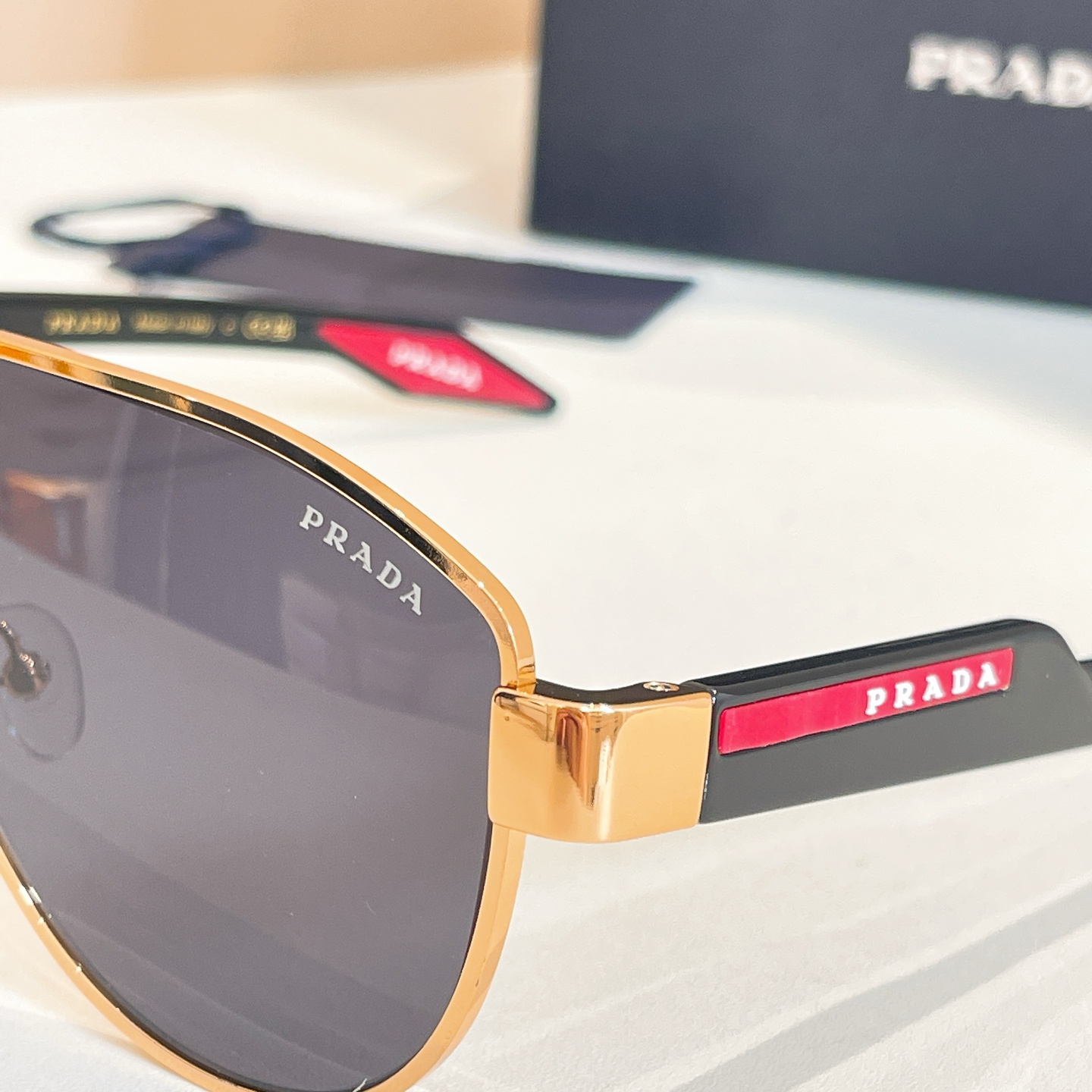 Prada PV 169VS Aviator Sunglasses Silver Frame Gray Gradient Lens 64mm 7 i1756007762014 5001 0 5