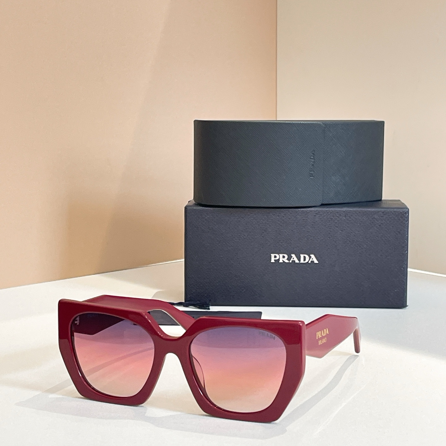 Prada SPR15W Black & White Sunglasses | Stylish Designer Eyewear 2 i1756009723197 240 0 1
