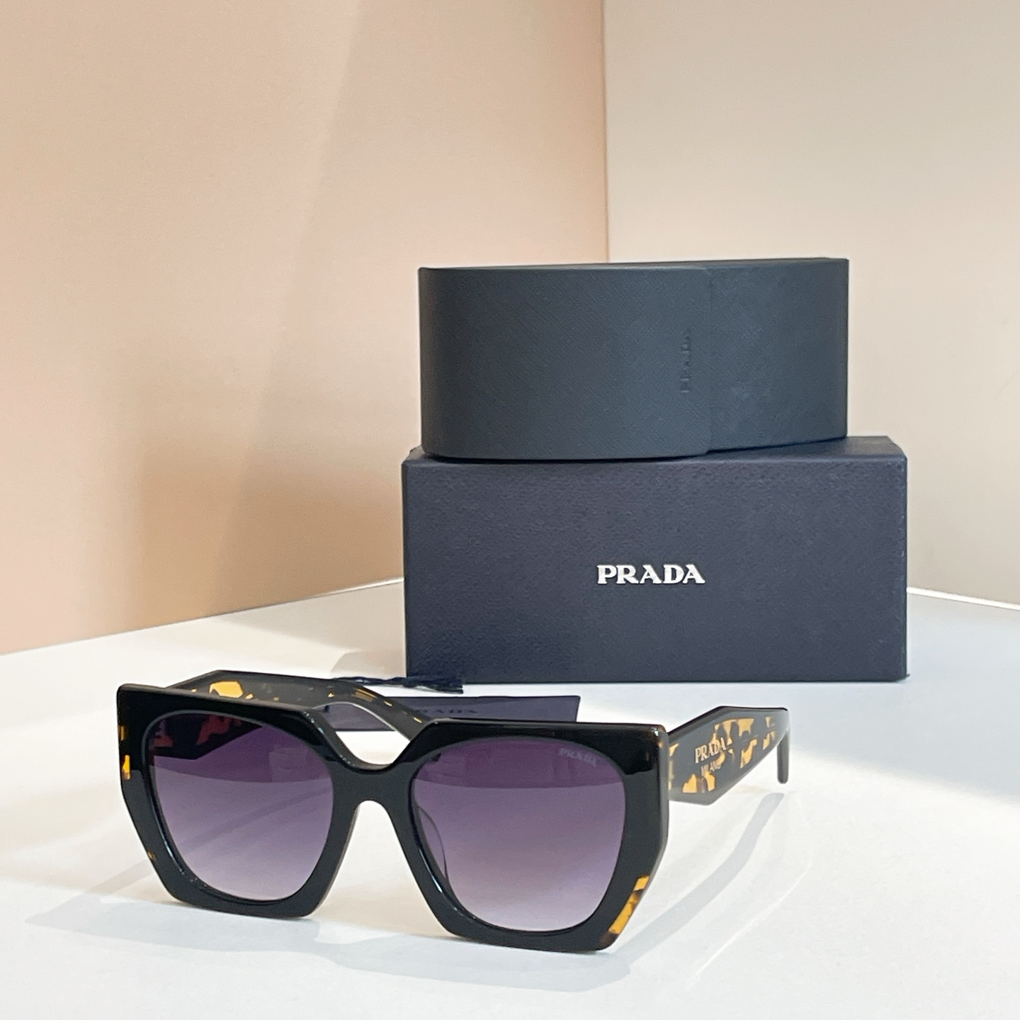 Prada SPR15W Black & White Sunglasses | Stylish Designer Eyewear 3 i1756009723197 5189 0 2
