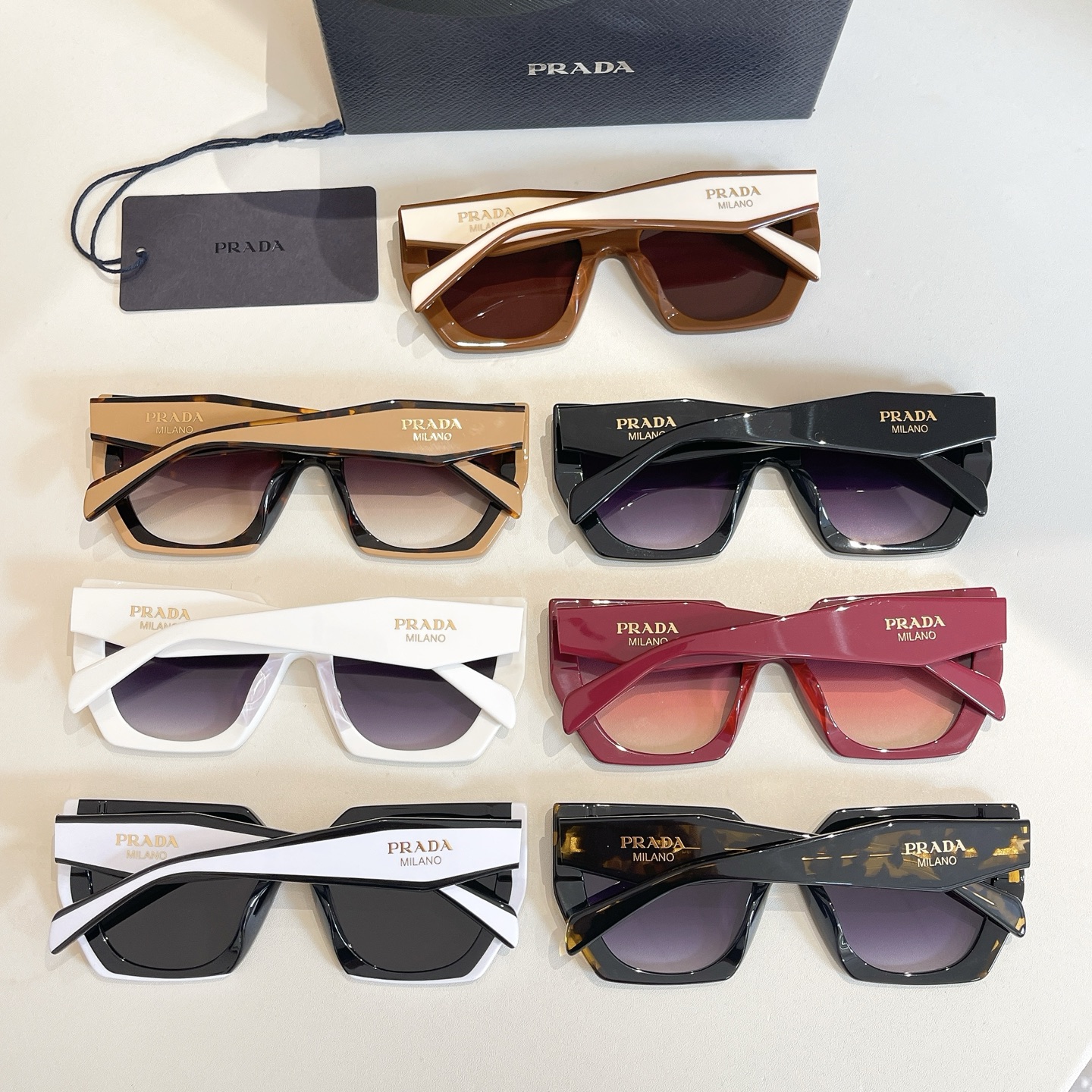 Prada SPR15W Black & White Sunglasses | Stylish Designer Eyewear 9 i1756009723369 8301 0 8