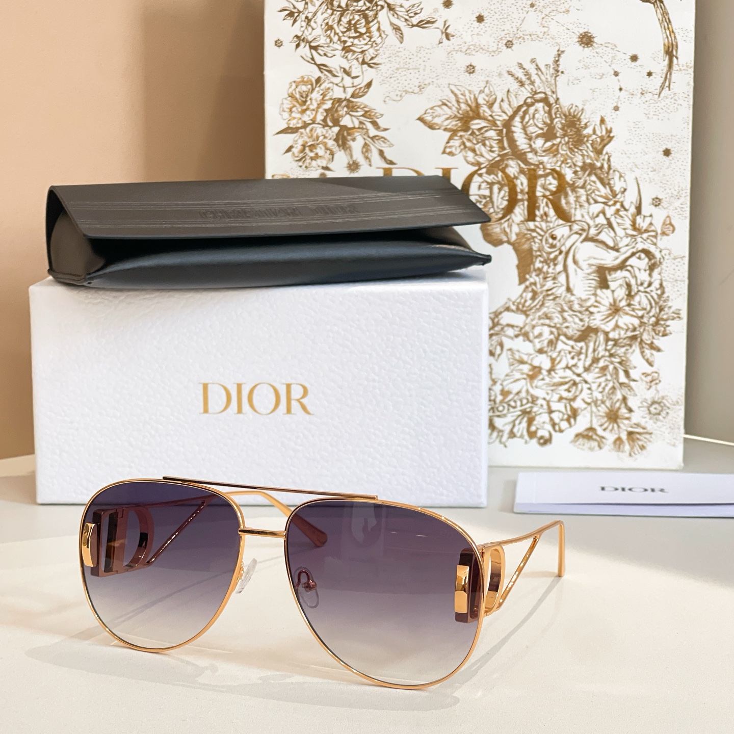 Dior DSGTA44UCR Aviator Sunglasses with Silver Frame and Gradient Lenses 22 i1756010955105 3891 0 8