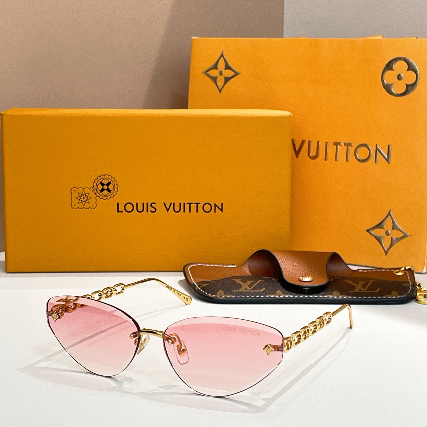 Louis Vuitton Z3015U Cat Eye Sunglasses, Blue Gradient Lens, Silver Frame 3 i1756032887032 3225 0 1
