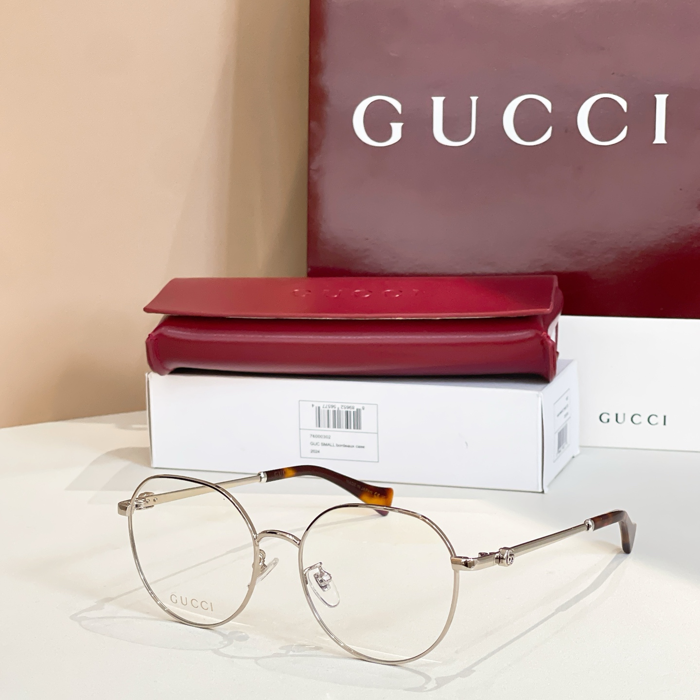 Gucci 1145O Rose Gold Round Optical Frames, 54mm Lens 2 i1756100163087 7426 0 1