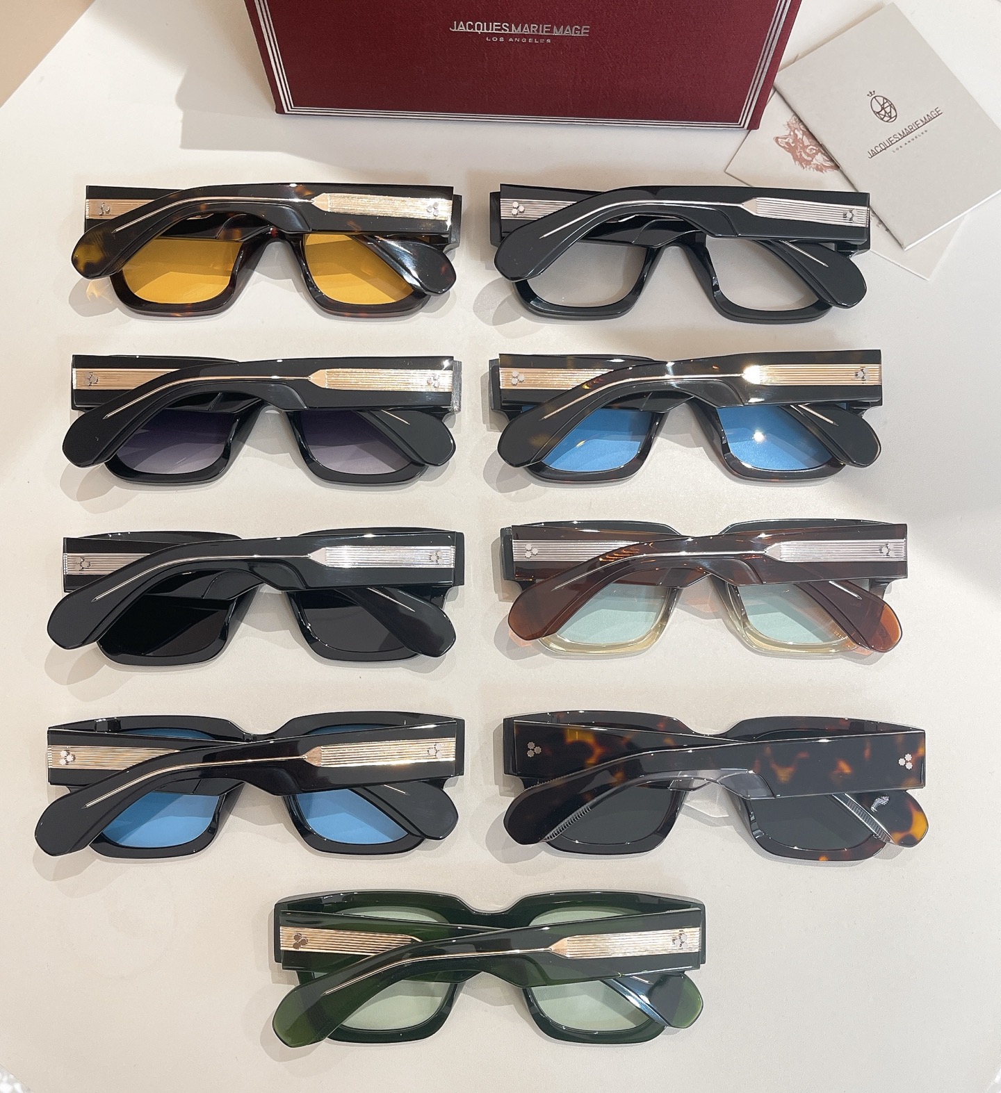 JACQUES MARIE MAG🌟🌟🌟MODELENZOI🌟🌟🌟SIZE：51口23🌟🌟🌟太阳镜,透明