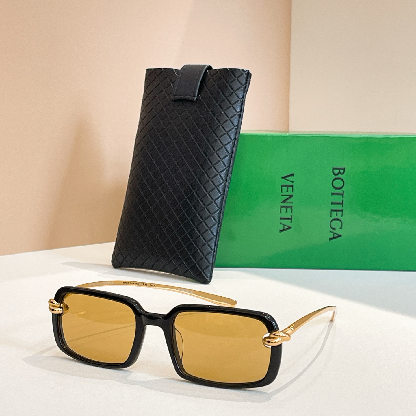 Bottega Veneta BV1419S Green Frame Sunglasses, Size 5320-145, Stylish Shades 6 i1756191824090 63 0 4