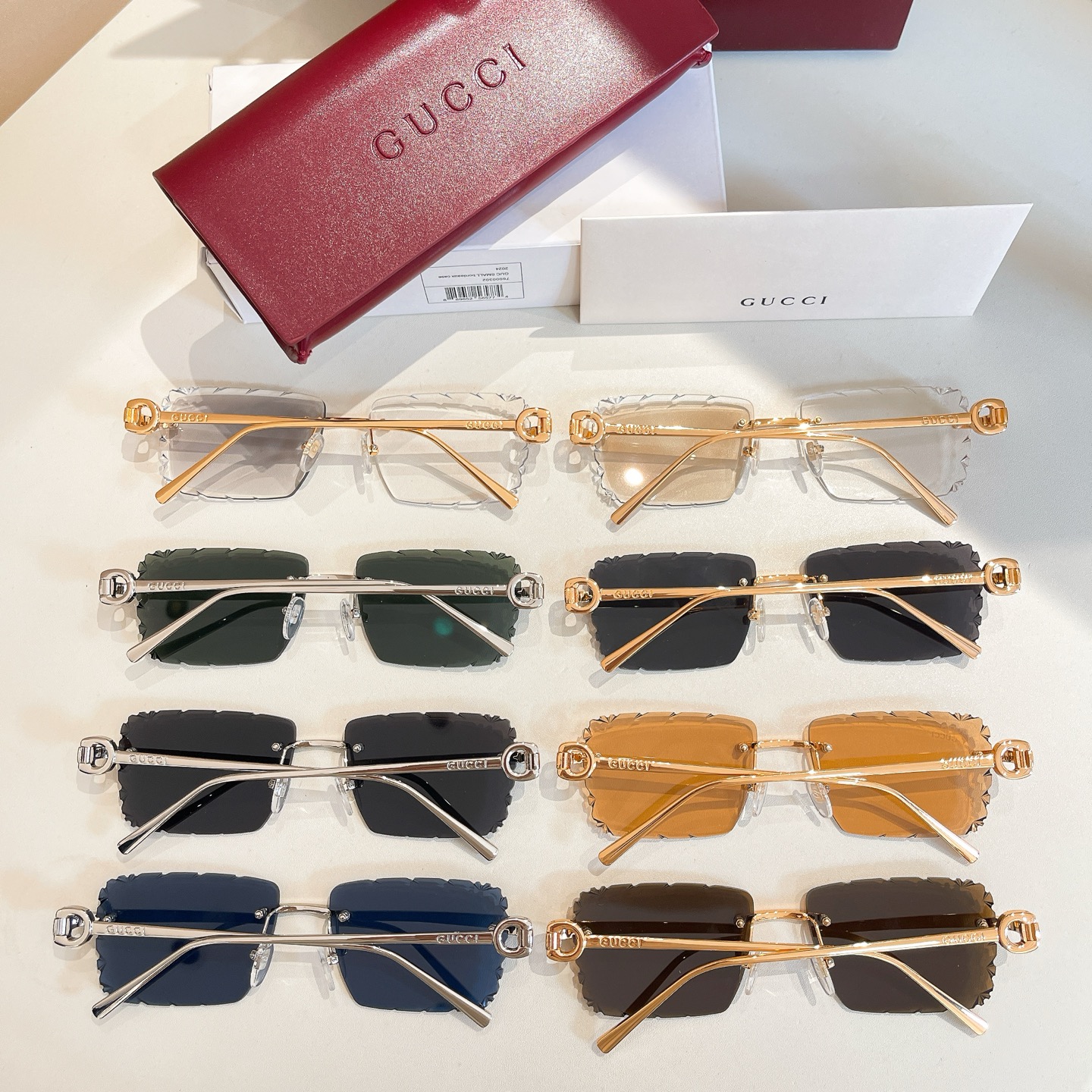 GUCC*🐝🐝🐝MODEL：GG1656🐝🐝🐝 SIZE：58口17-143🐝🐝🐝太阳镜，变色片