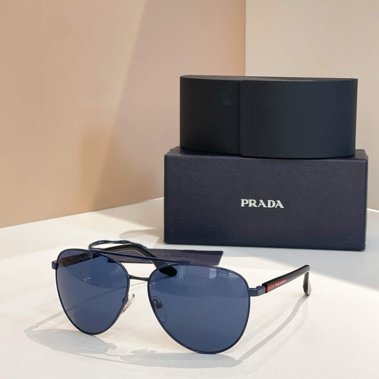 Prada SPR52WS Aviator Sunglasses, 61mm Lens, Stylish Shades for Women 5 i1756196877173 2502 0 4