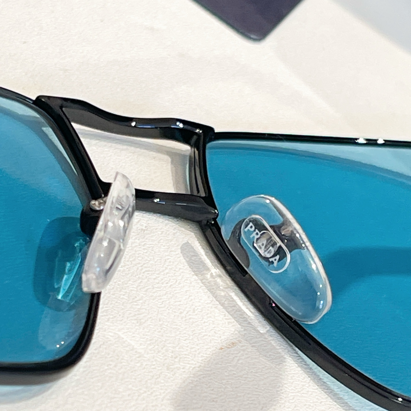 Prada SPR50W Square Sunglasses - Black Frame with Grey Gradient Lenses 7 i1756196996870 8704 0 5