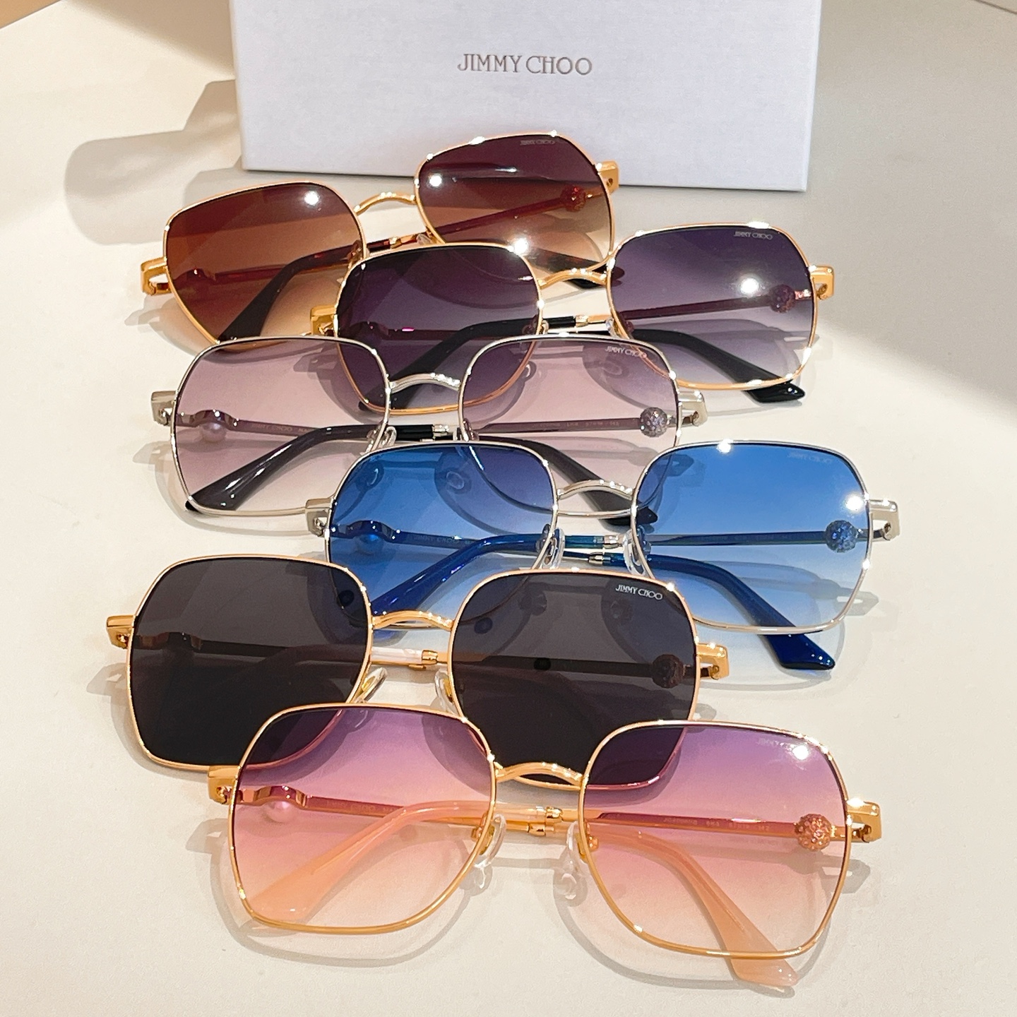 Jimmy Choo JC4008HB Blue Gradient Lens Sunglasses 9 i1756273467170 955 0 7