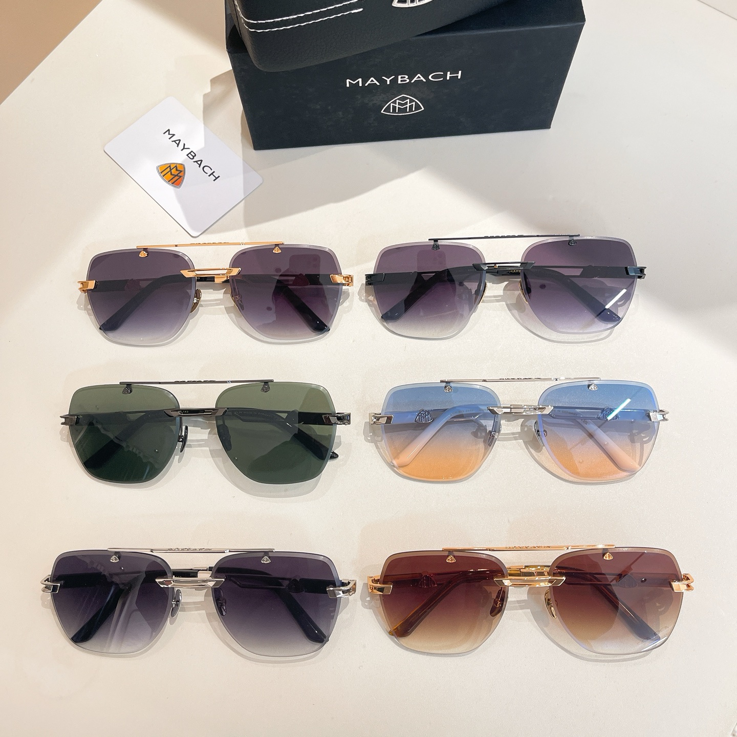 Maybach Z086 Aviator Sunglasses, 60mm Lens, Luxury Designer Shades 9 i1756273616552 7966 0 7