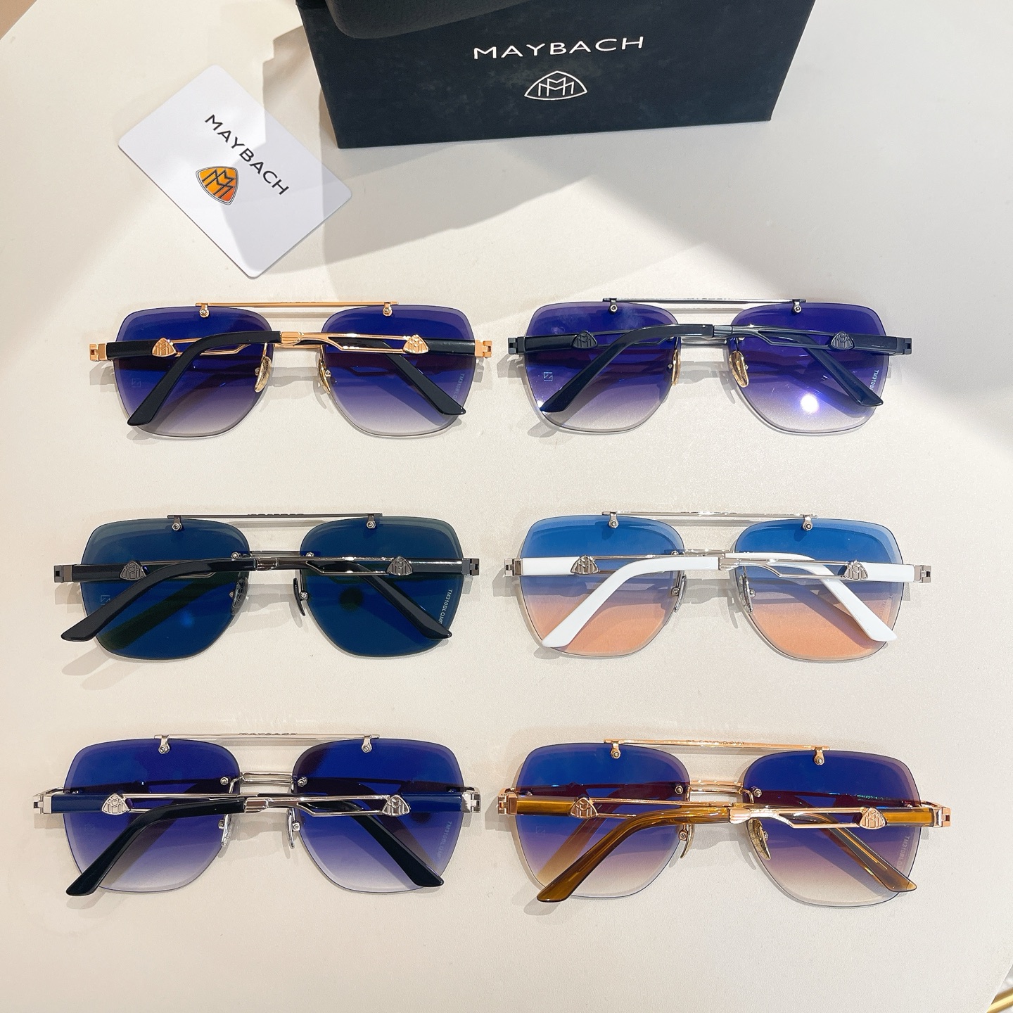 Maybach Z086 Aviator Sunglasses, 60mm Lens, Luxury Designer Shades 10 i1756273616599 7009 0 8