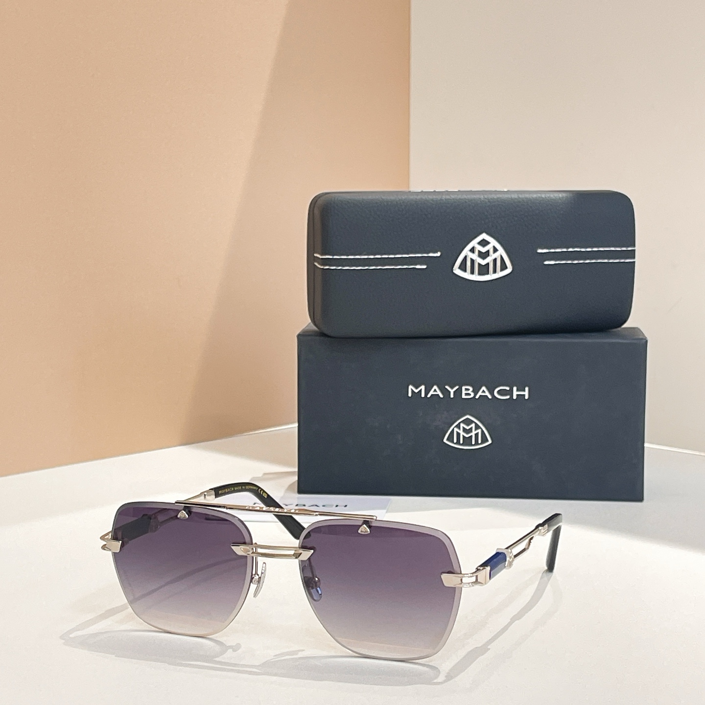 Maybach Z086 Aviator Sunglasses, 60mm Lens, Luxury Designer Shades 2 i1756273623736 7076 0 0