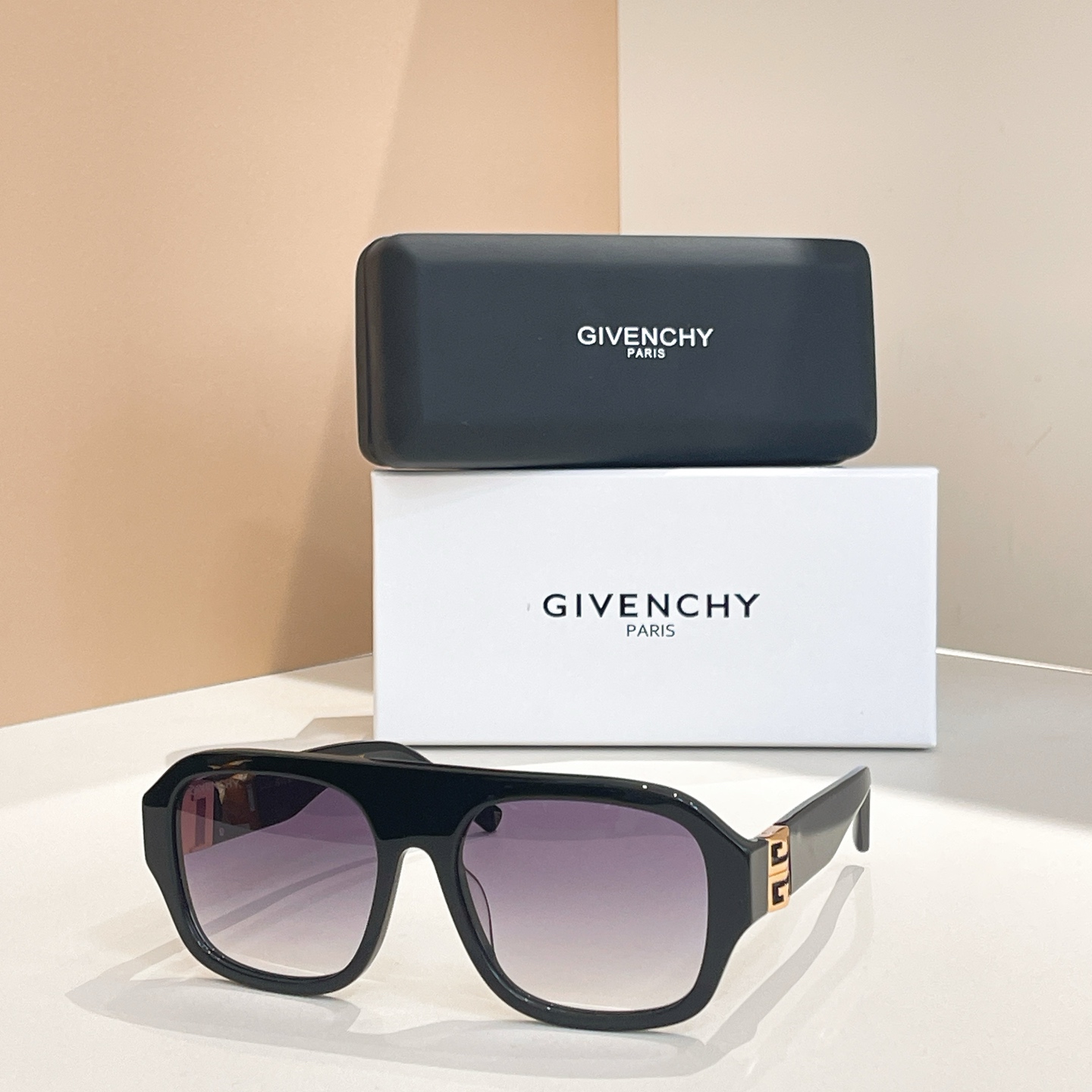Givenchy GV40007U Tortoise Square Sunglasses, 57mm - Designer Shades 5 i1756273873315 9150 0 4