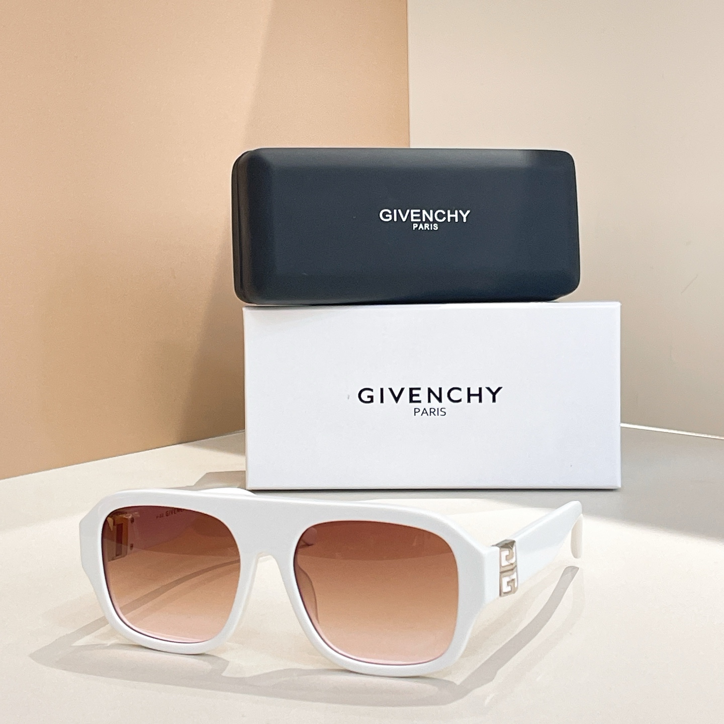 Givenchy GV40007U Tortoise Square Sunglasses, 57mm - Designer Shades 4 i1756273873378 5764 0 3