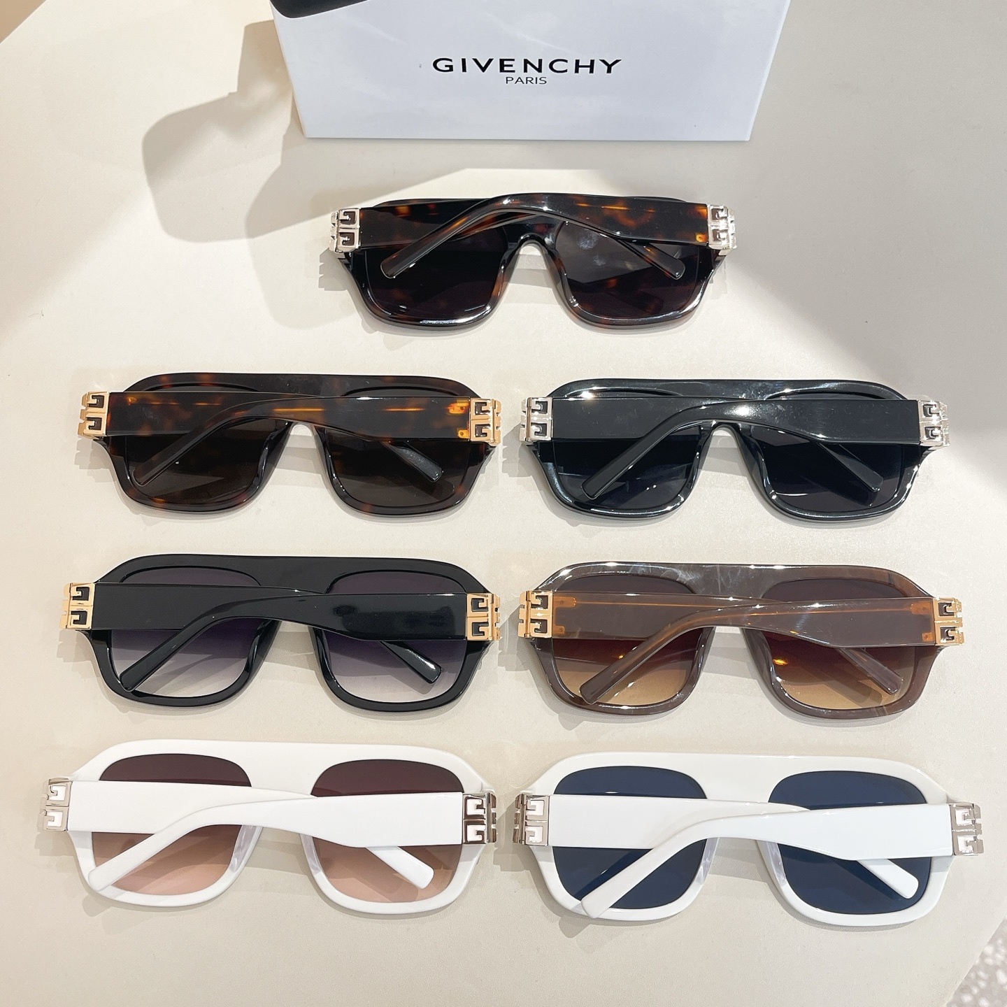 Givenchy GV40007U Tortoise Square Sunglasses, 57mm - Designer Shades 9 i1756273876220 5182 0 8