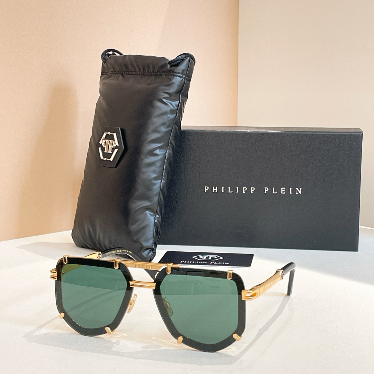 Philipp Plein SPP412 Black Sunglasses | 61mm Lens, Designer Shades 2 i1756279453376 1794 0 1