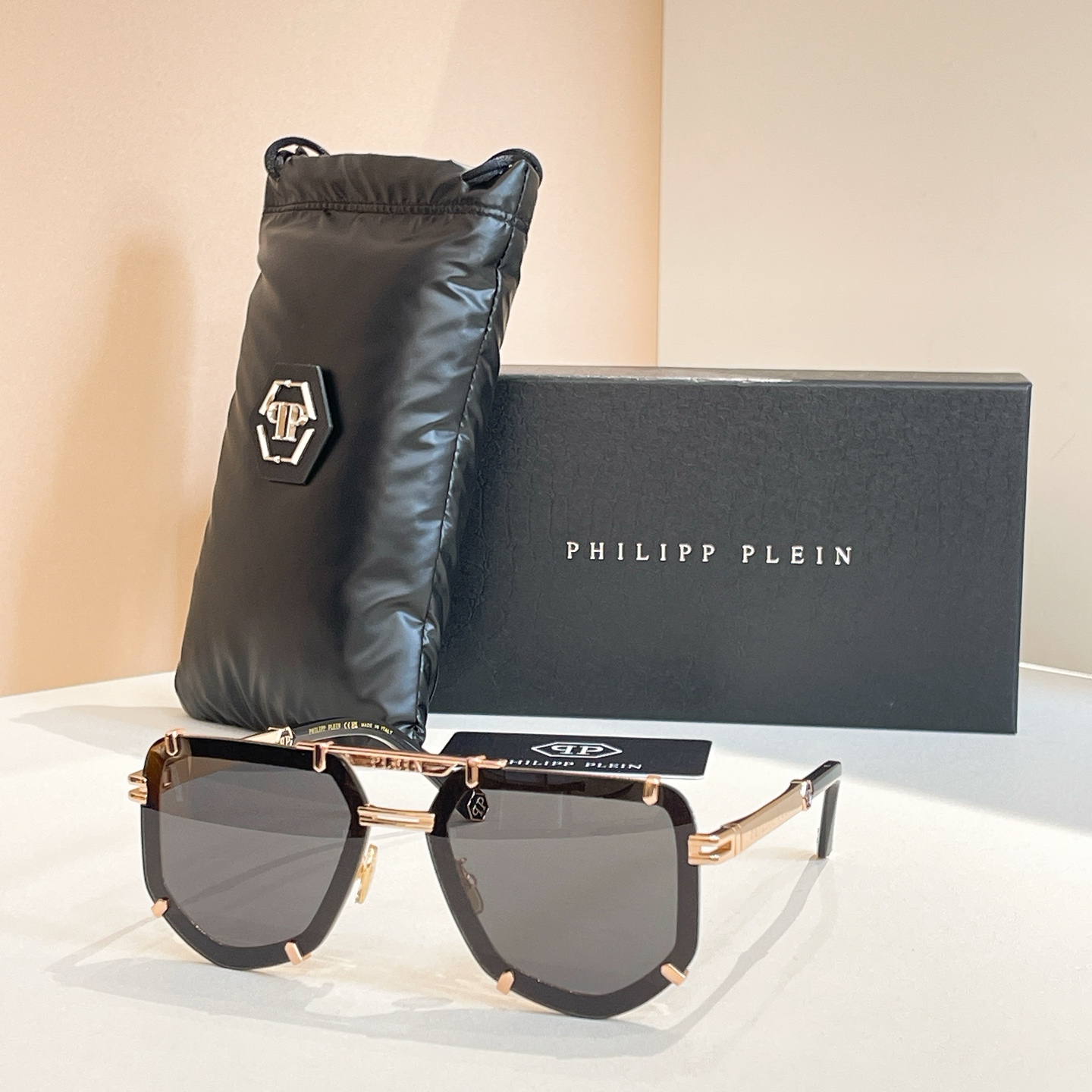 Philipp Plein SPP412 Black Sunglasses | 61mm Lens, Designer Shades 3 i1756279453389 9382 0 2