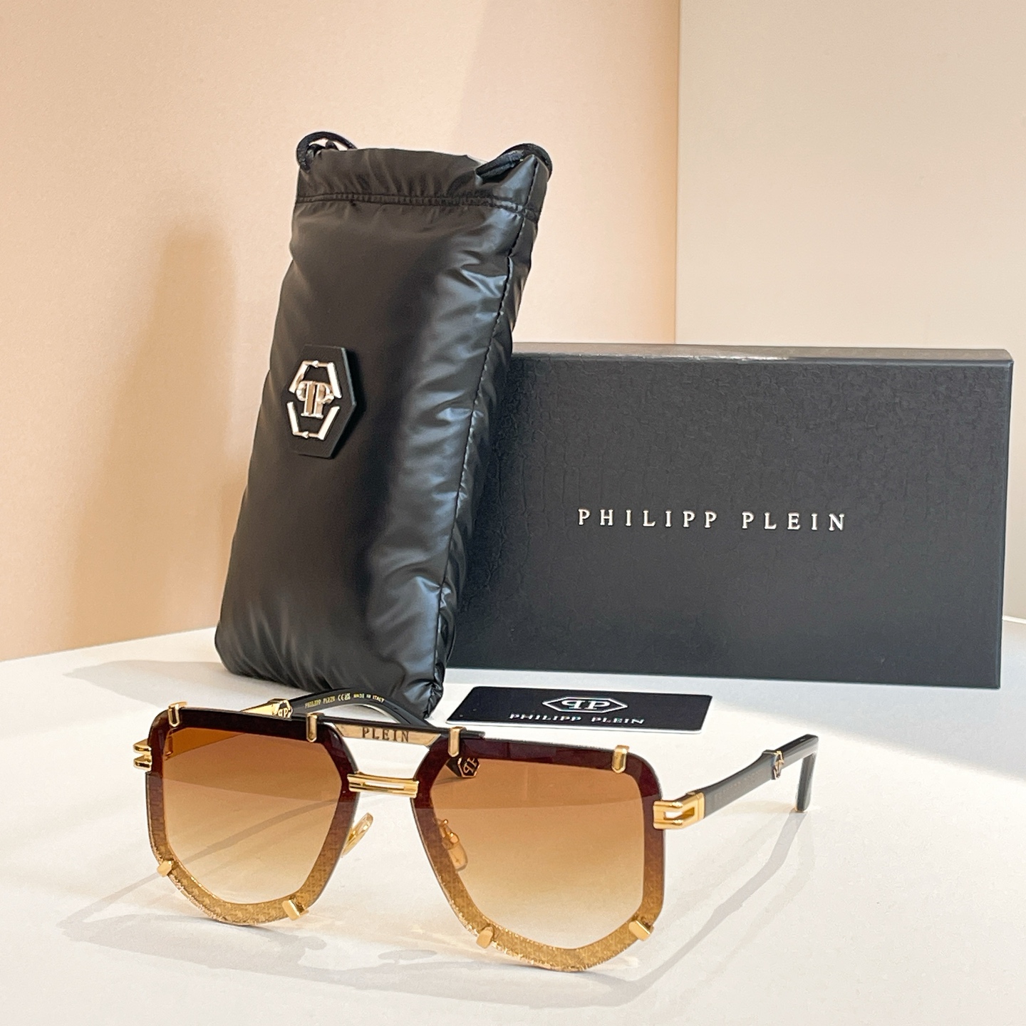 Philipp Plein SPP412 Black Sunglasses | 61mm Lens, Designer Shades 5 i1756279455872 722 0 4