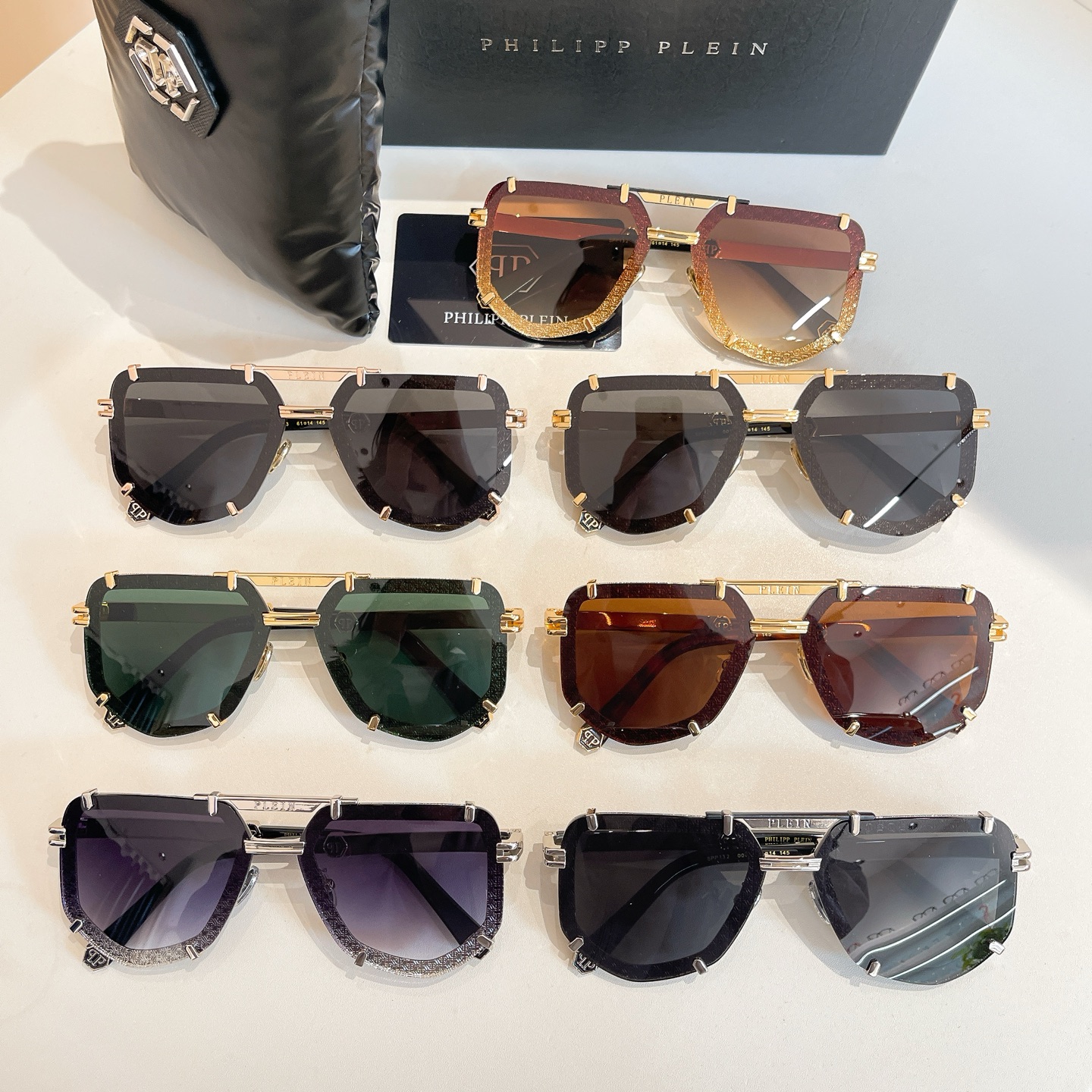 Philipp Plein SPP412 Black Sunglasses | 61mm Lens, Designer Shades 8 i1756279455888 6884 0 7