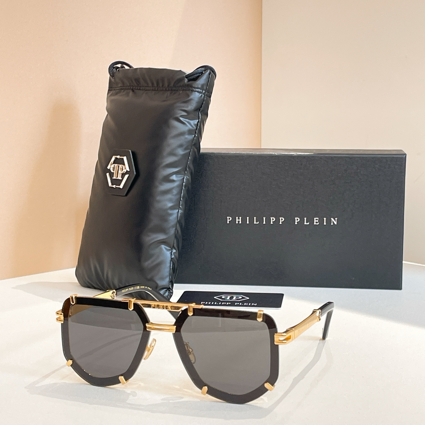Philipp Plein SPP412 Black Sunglasses | 61mm Lens, Designer Shades 4 i1756279455908 1673 0 3