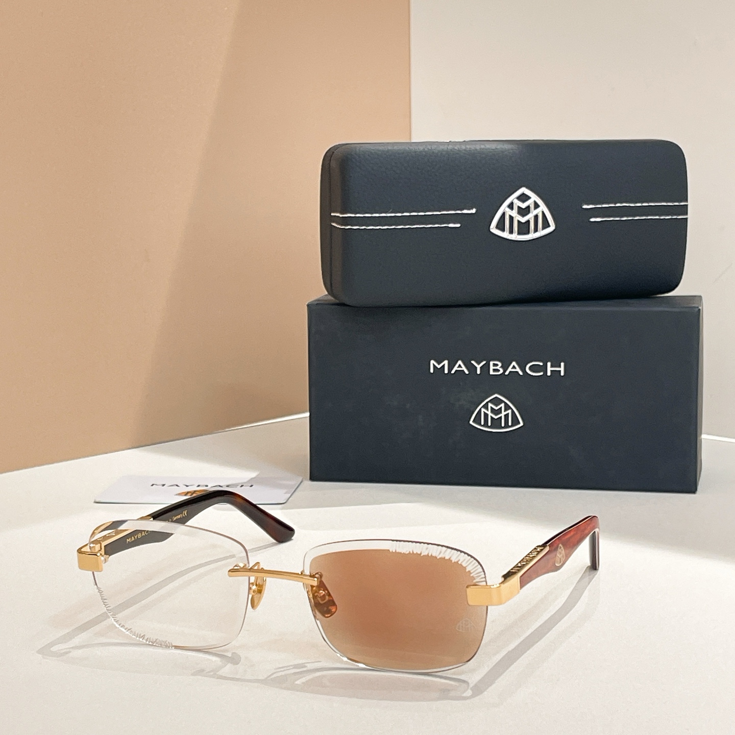 Maybach the Artist V Sunglasses Luxury Designer Rimless Shades - Model 5818-140 9 i1756294327433 437 0 7