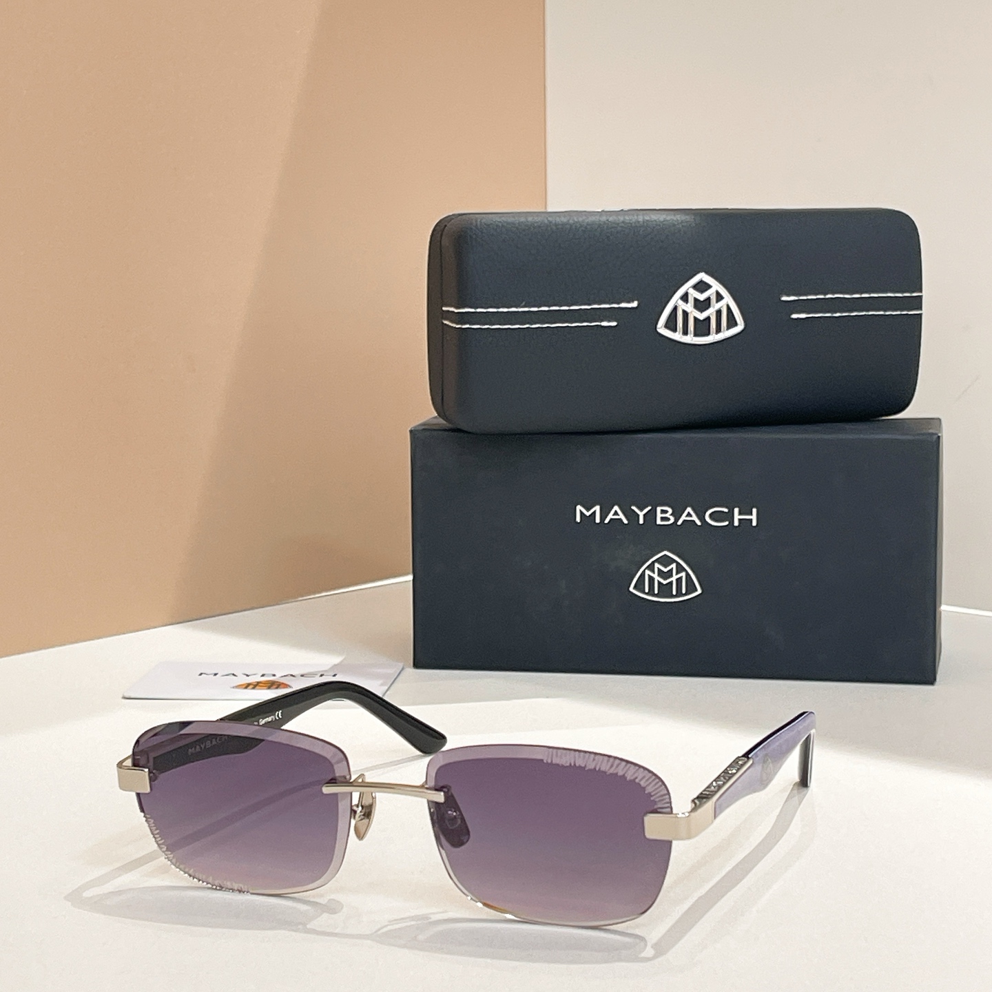 Maybach the Artist V Sunglasses Luxury Designer Rimless Shades - Model 5818-140 7 i1756294327435 3339 0 5