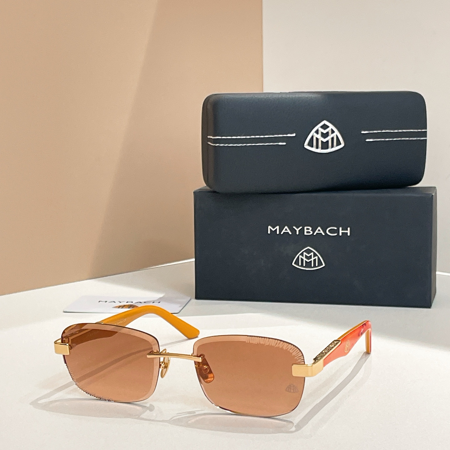 Maybach the Artist V Sunglasses Luxury Designer Rimless Shades - Model 5818-140 2 i1756294329058 7783 0 0