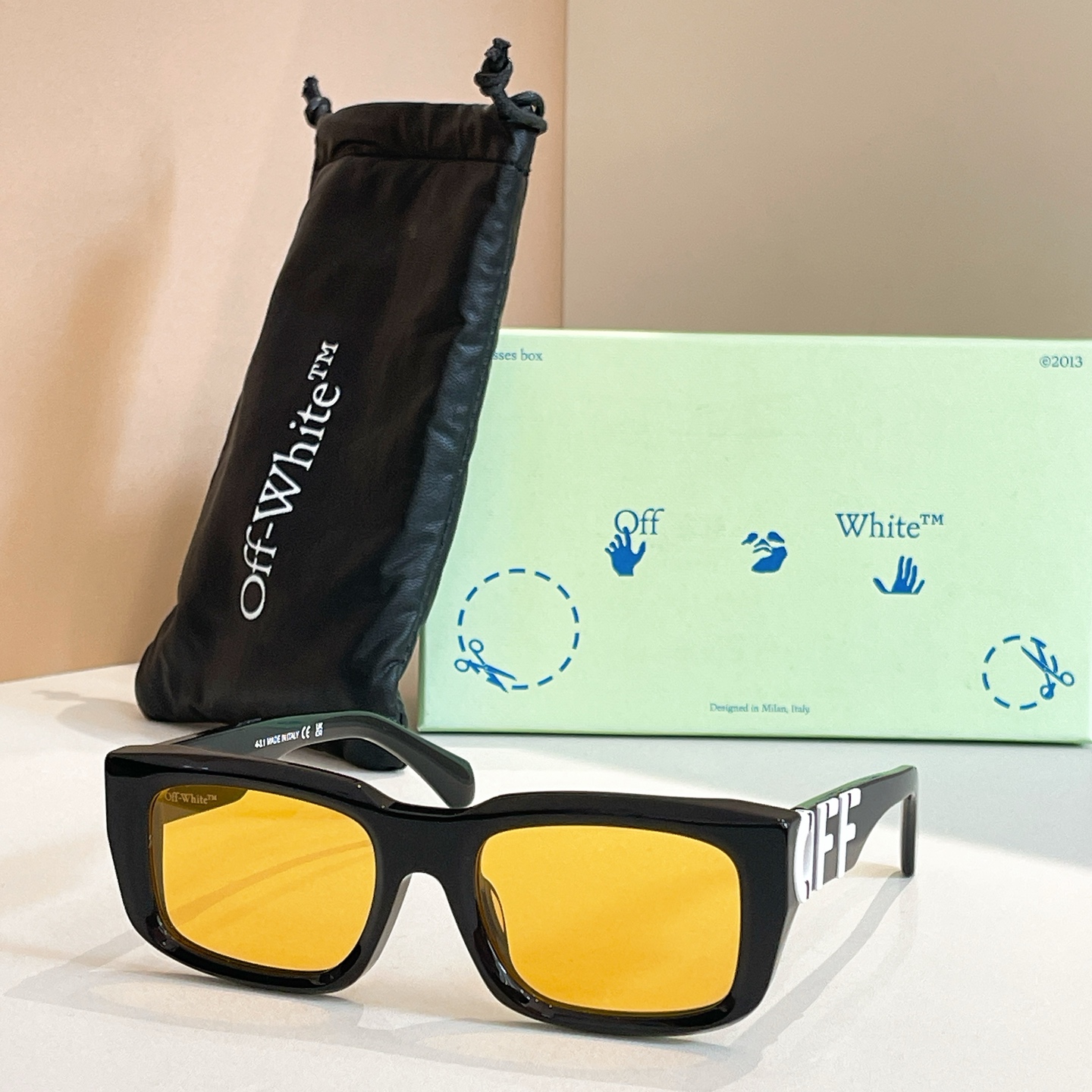 OFF WHITE🍂🍂🍂MODEL:OERI125 🍂🍂🍂SIZE:54口20-145🍂🍂🍂