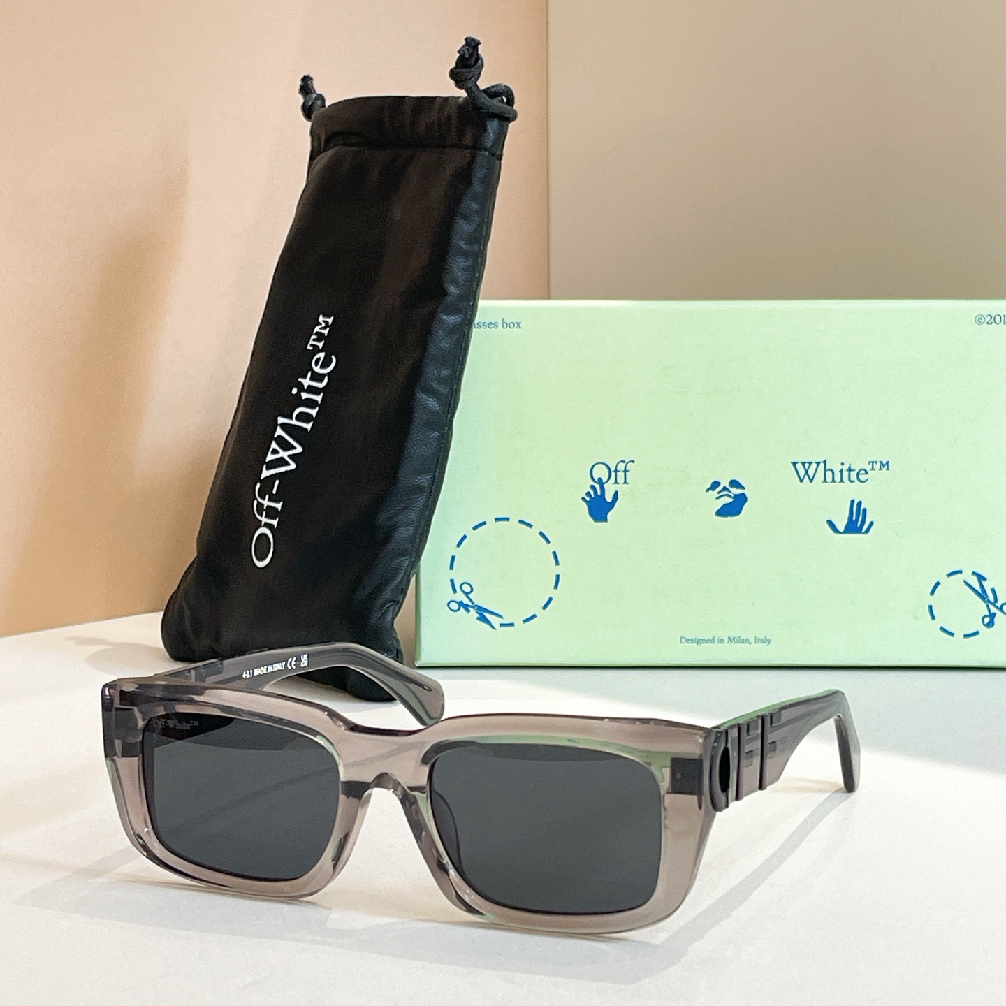 OFF WHITE🍂🍂🍂MODEL:OERI125 🍂🍂🍂SIZE:54口20-145🍂🍂🍂