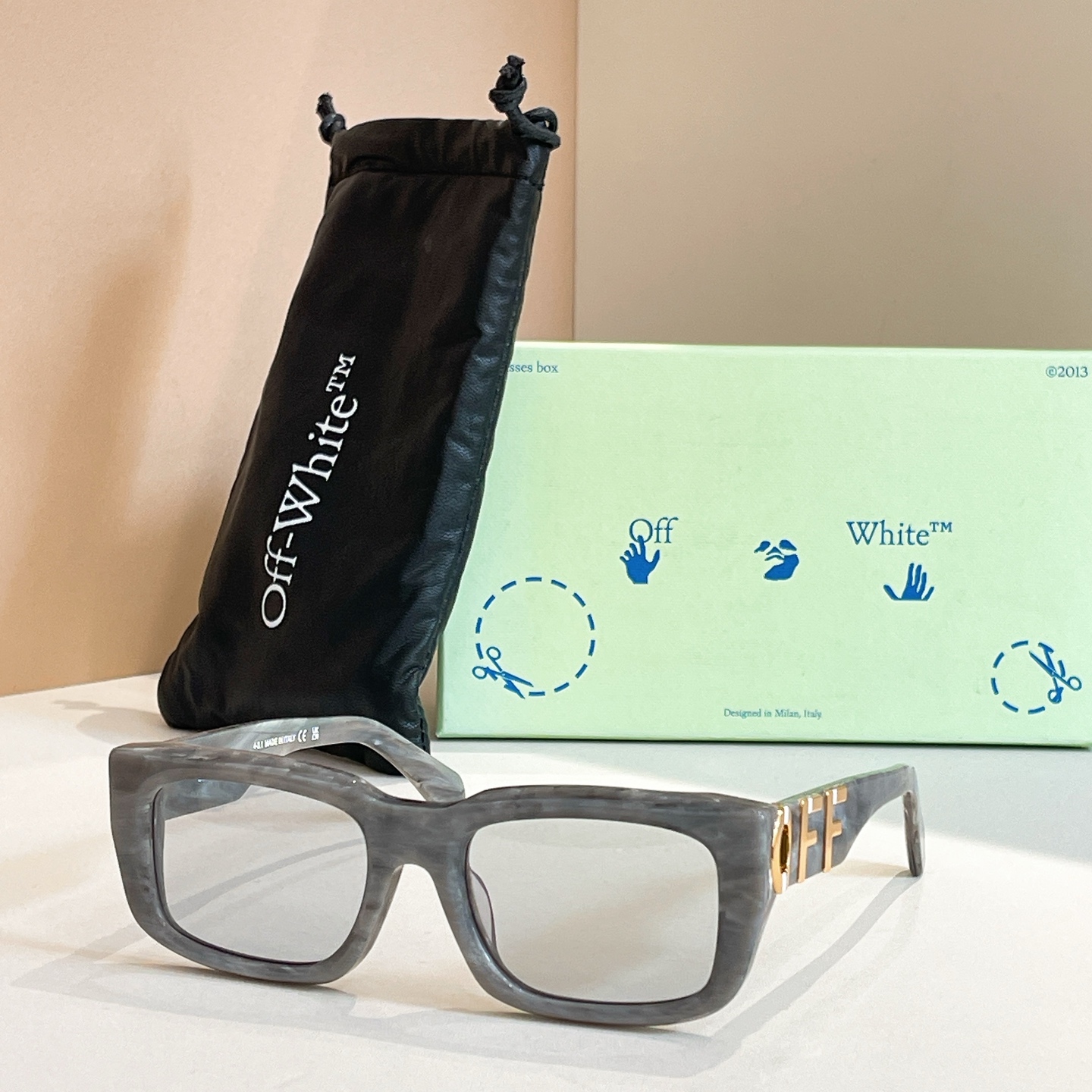 OFF WHITE🍂🍂🍂MODEL:OERI125 🍂🍂🍂SIZE:54口20-145🍂🍂🍂