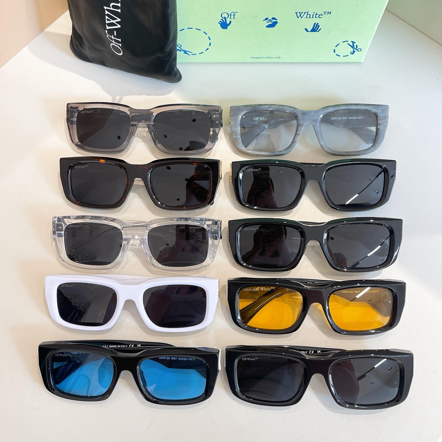 OFF WHITE🍂🍂🍂MODEL:OERI125 🍂🍂🍂SIZE:54口20-145🍂🍂🍂