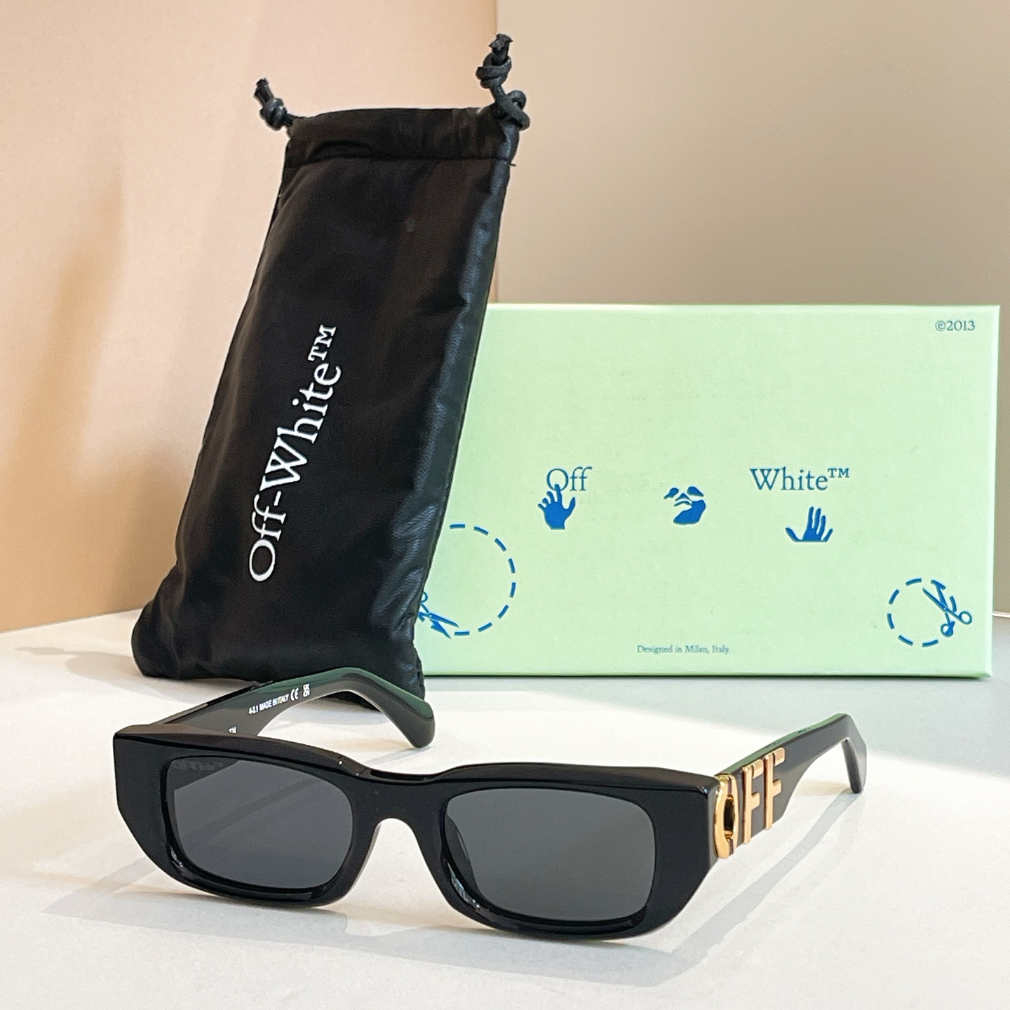 OFF WHITE🍂🍂🍂MODEL:OERI124 🍂🍂🍂SIZE:49口20-145🍂🍂🍂