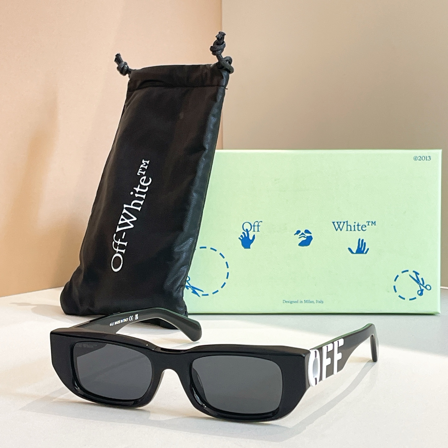 OFF WHITE🍂🍂🍂MODEL:OERI124 🍂🍂🍂SIZE:49口20-145🍂🍂🍂