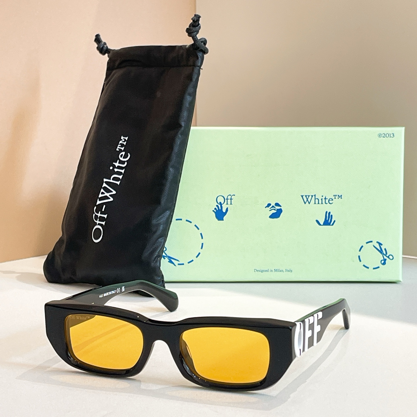 OFF WHITE🍂🍂🍂MODEL:OERI124 🍂🍂🍂SIZE:49口20-145🍂🍂🍂