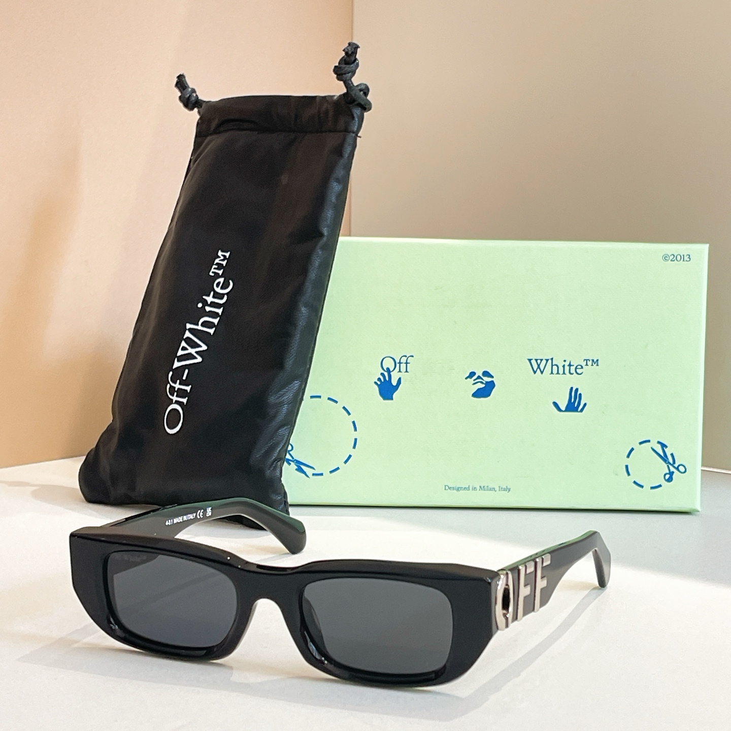 OFF WHITE🍂🍂🍂MODEL:OERI124 🍂🍂🍂SIZE:49口20-145🍂🍂🍂