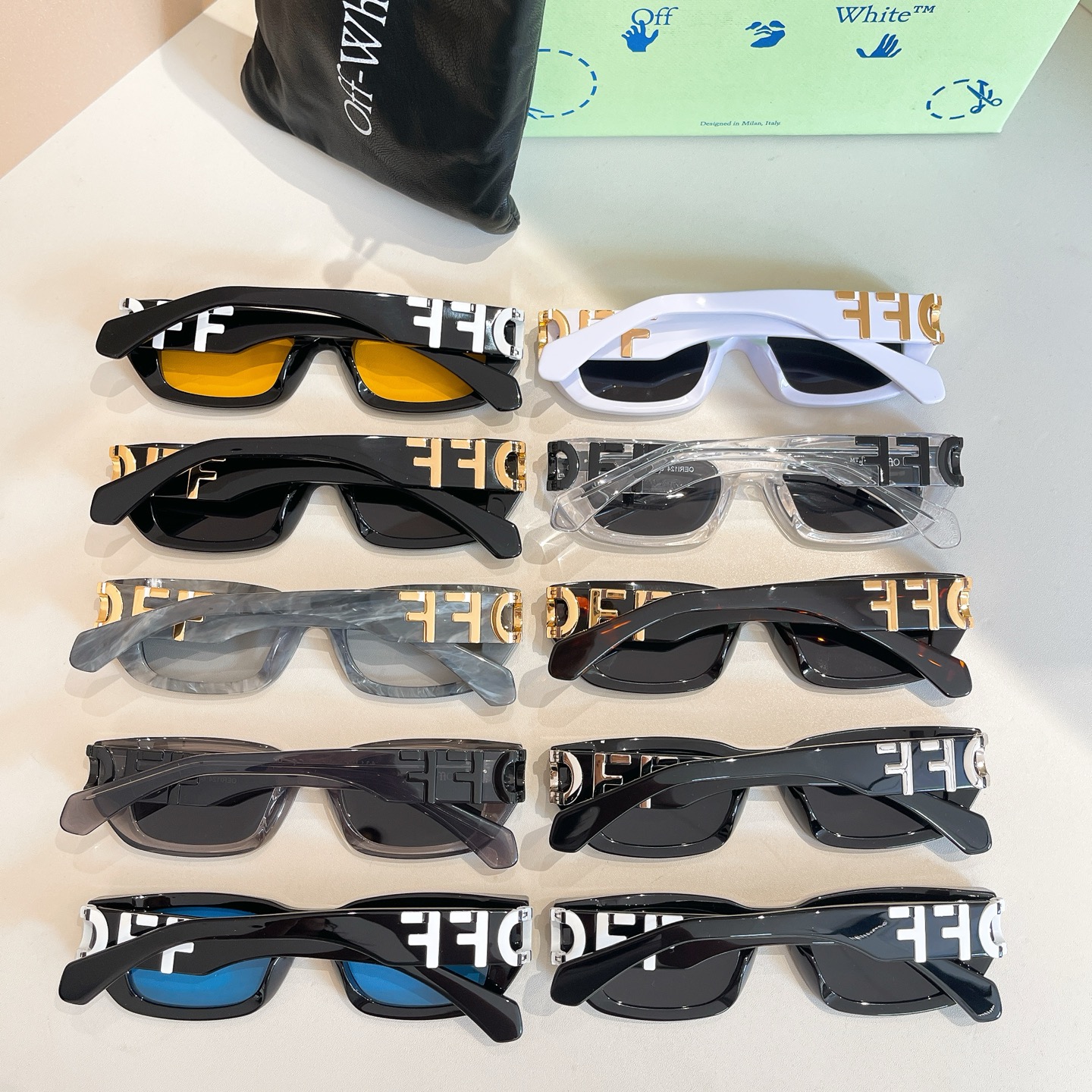 OFF WHITE🍂🍂🍂MODEL:OERI124 🍂🍂🍂SIZE:49口20-145🍂🍂🍂