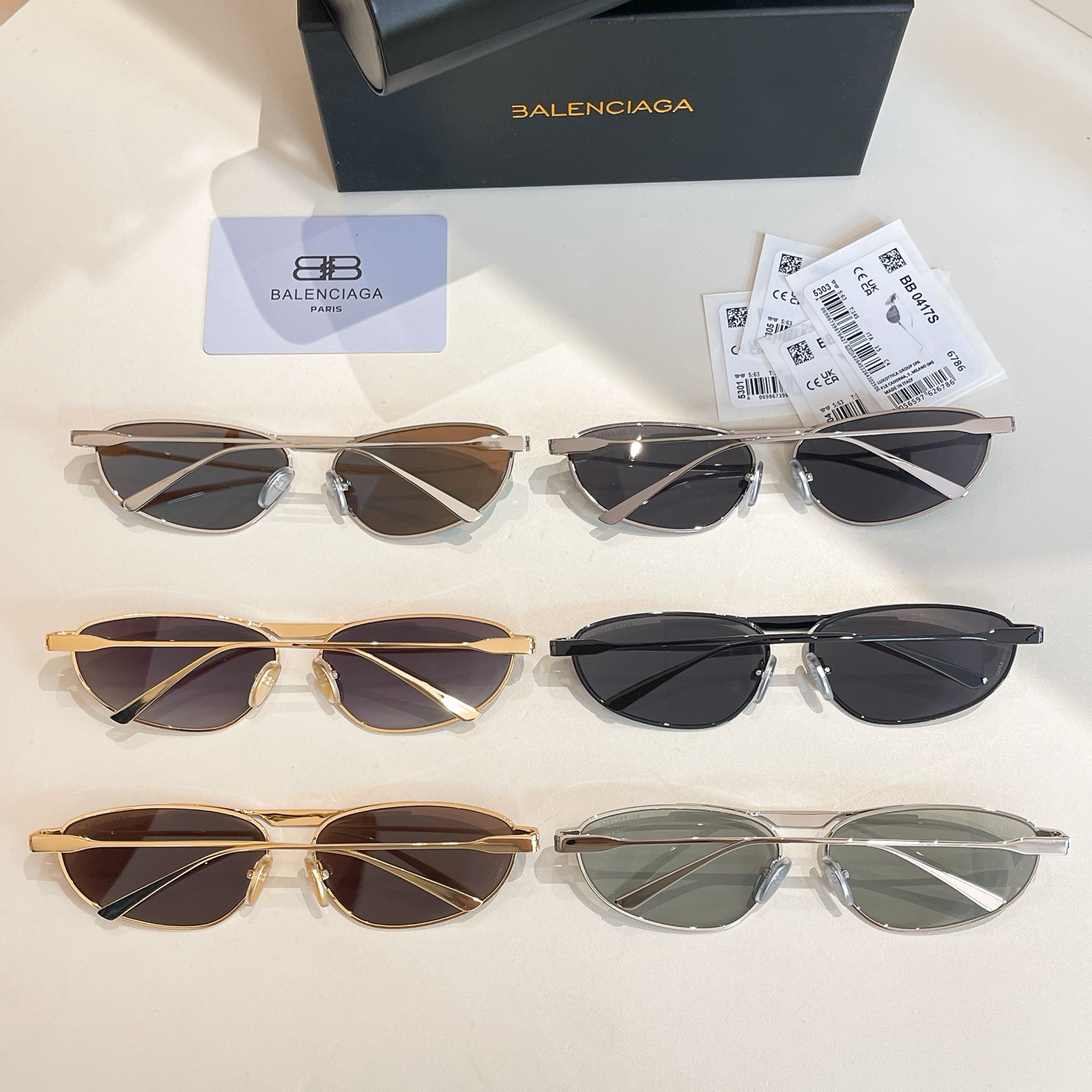 BALENCIAG*巴黎*世家⚜️⚜️⚜️MODEL：BB0417S ⚜️⚜️⚜️SIZE：63口15-