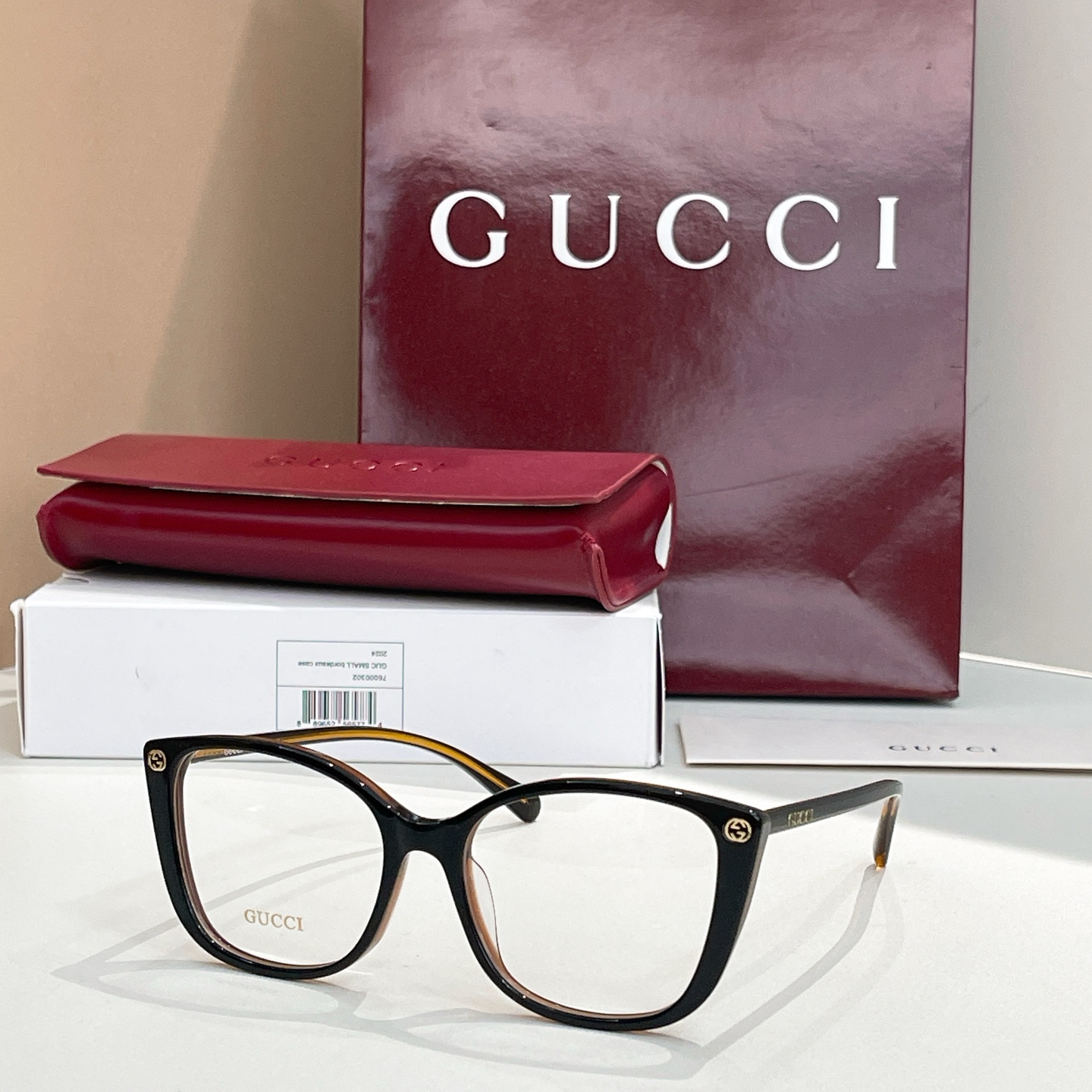 GUCC*🐝🐝🐝MODEL：GG0026O 🐝🐝🐝SIZE：54口18-145🐝🐝🐝