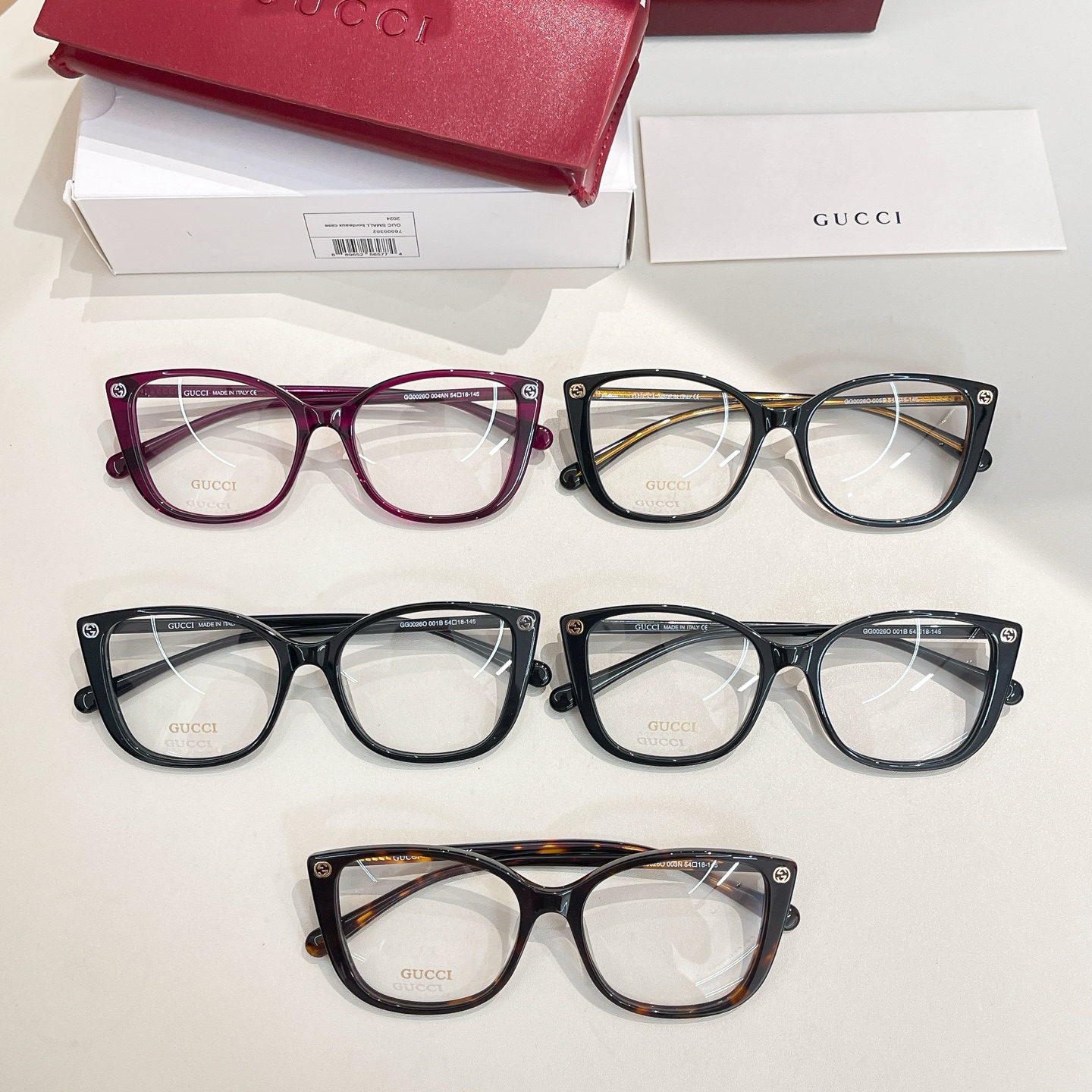 GUCC*🐝🐝🐝MODEL：GG0026O 🐝🐝🐝SIZE：54口18-145🐝🐝🐝