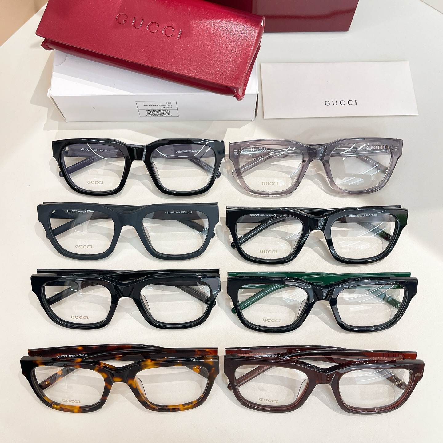 GUCC*🐝🐝🐝MODEL：GG1857S 🐝🐝🐝SIZE：56口22-145🐝🐝🐝