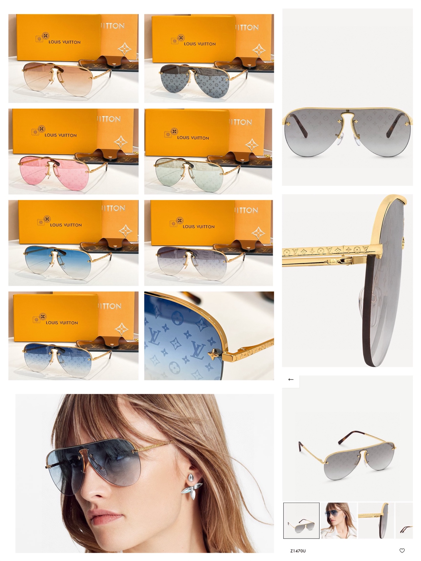 Louis Vuitton LOUIS VUITTO*太阳眼镜