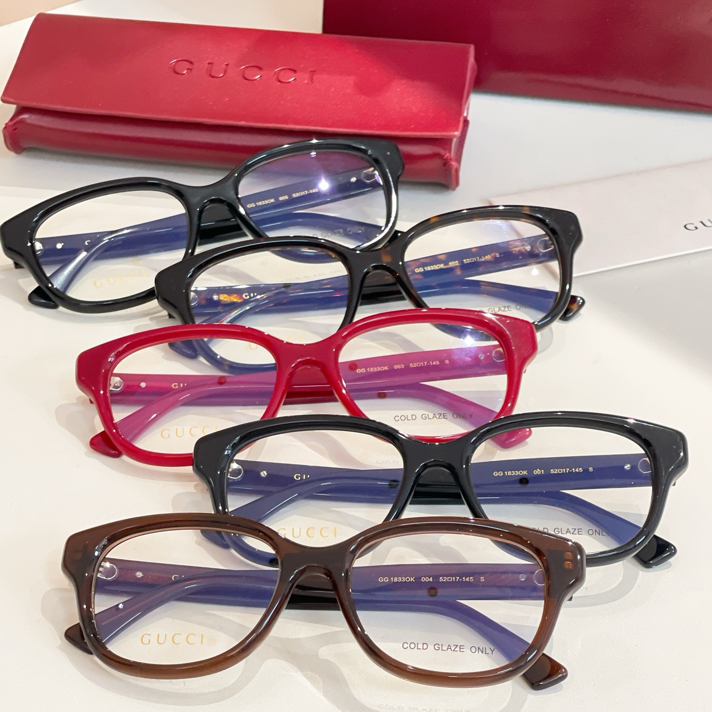 GUCC*🐝🐝🐝MODEL：GG1833OK🐝🐝🐝SIZE：52口17-145🐝🐝🐝