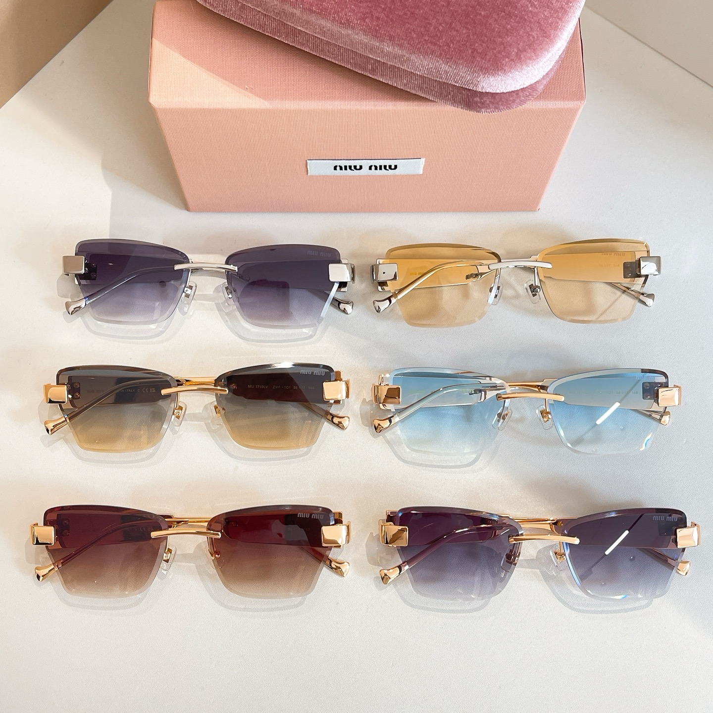 MIU MI*🎀🎀🎀MODEL:MU 1710LV 🎀🎀🎀SIZE：56口17-145🎀🎀🎀