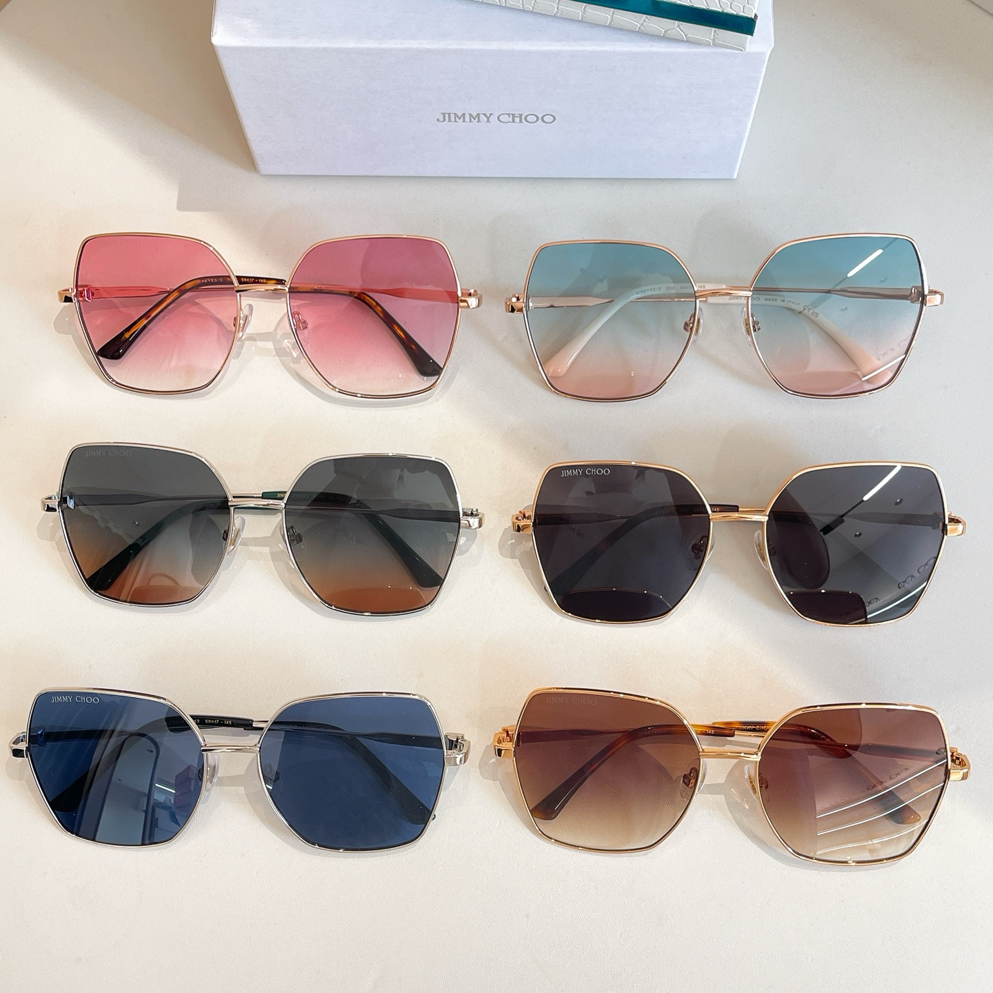 JIMMY CHOO✨✨✨MODEL：JCREYES✨✨SIZE：59口17-140✨✨✨